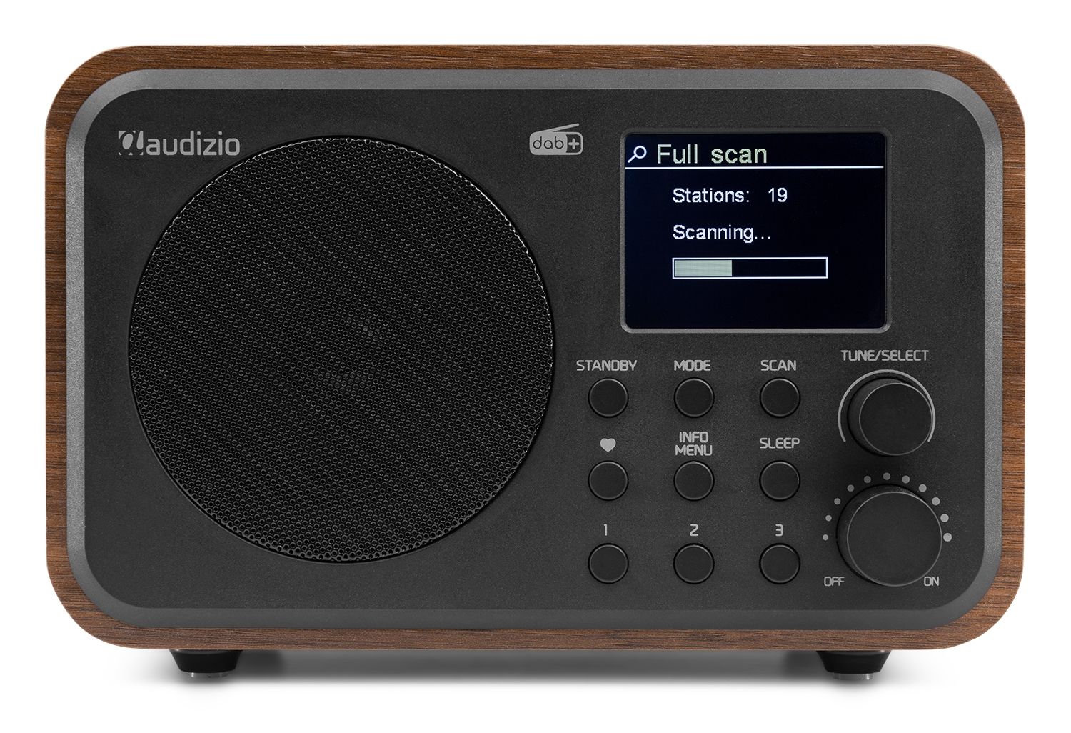 Milan DAB+ Radio with Battery Wood