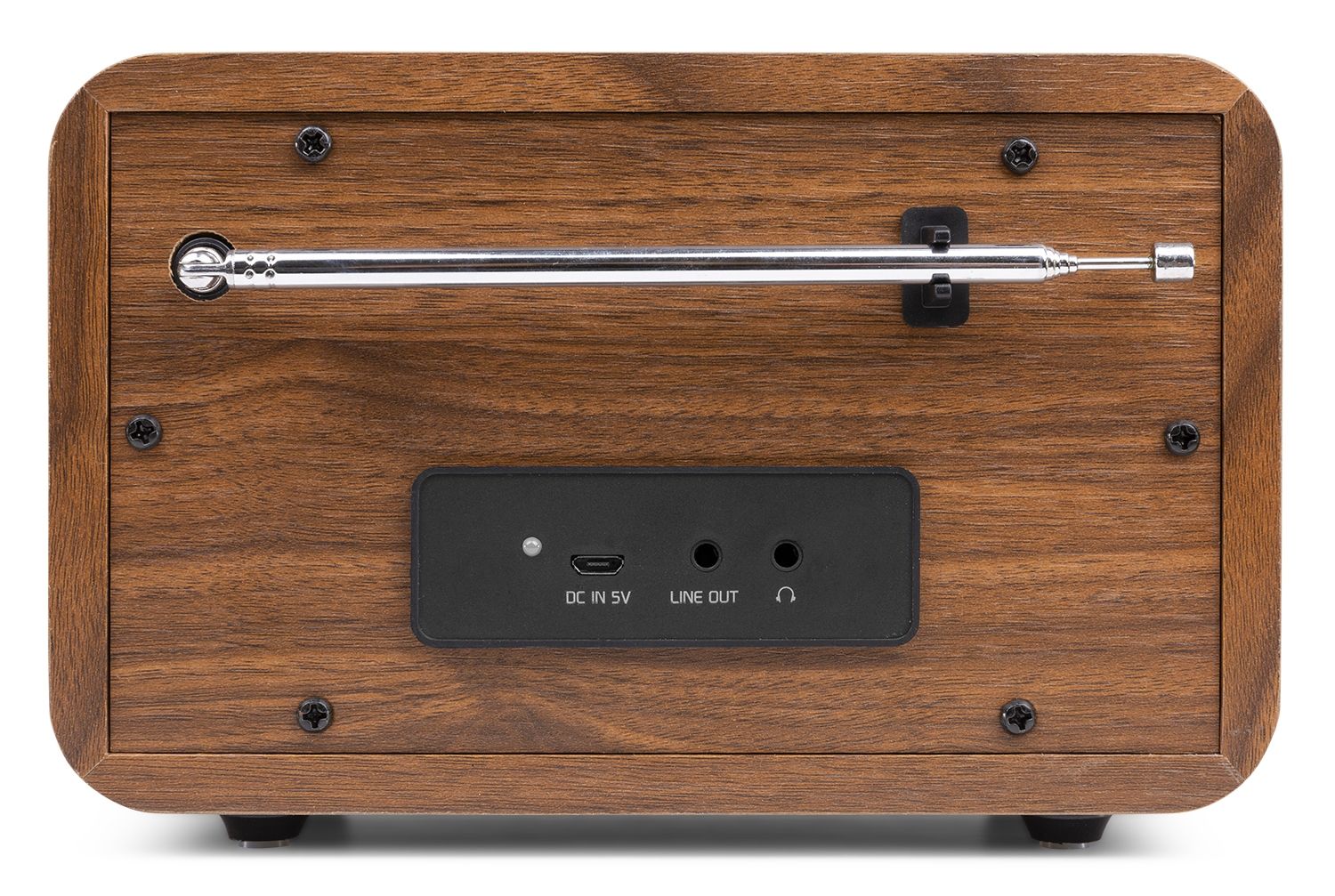 Milan DAB+ Radio with Battery Wood