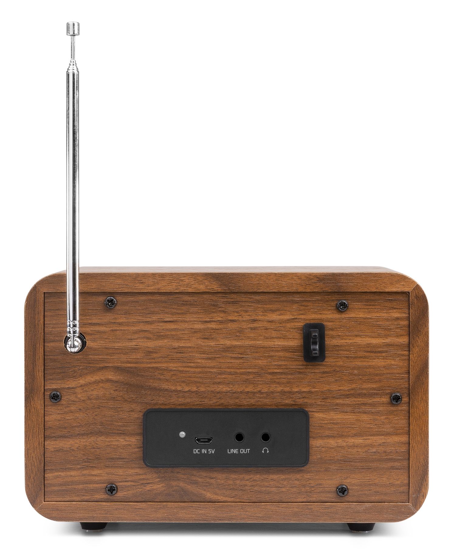 Milan DAB+ Radio with Battery Wood