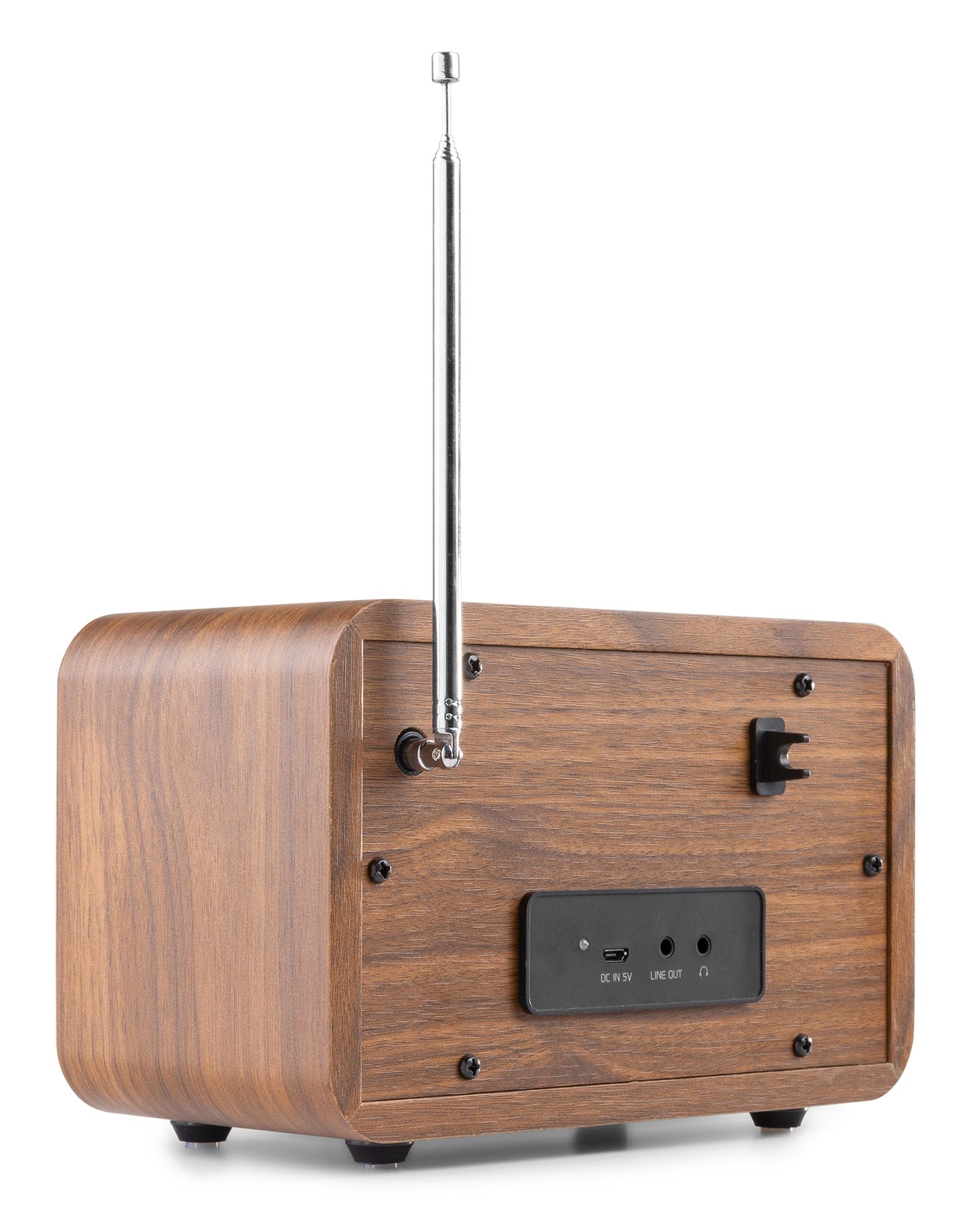 Milan DAB+ Radio with Battery Wood