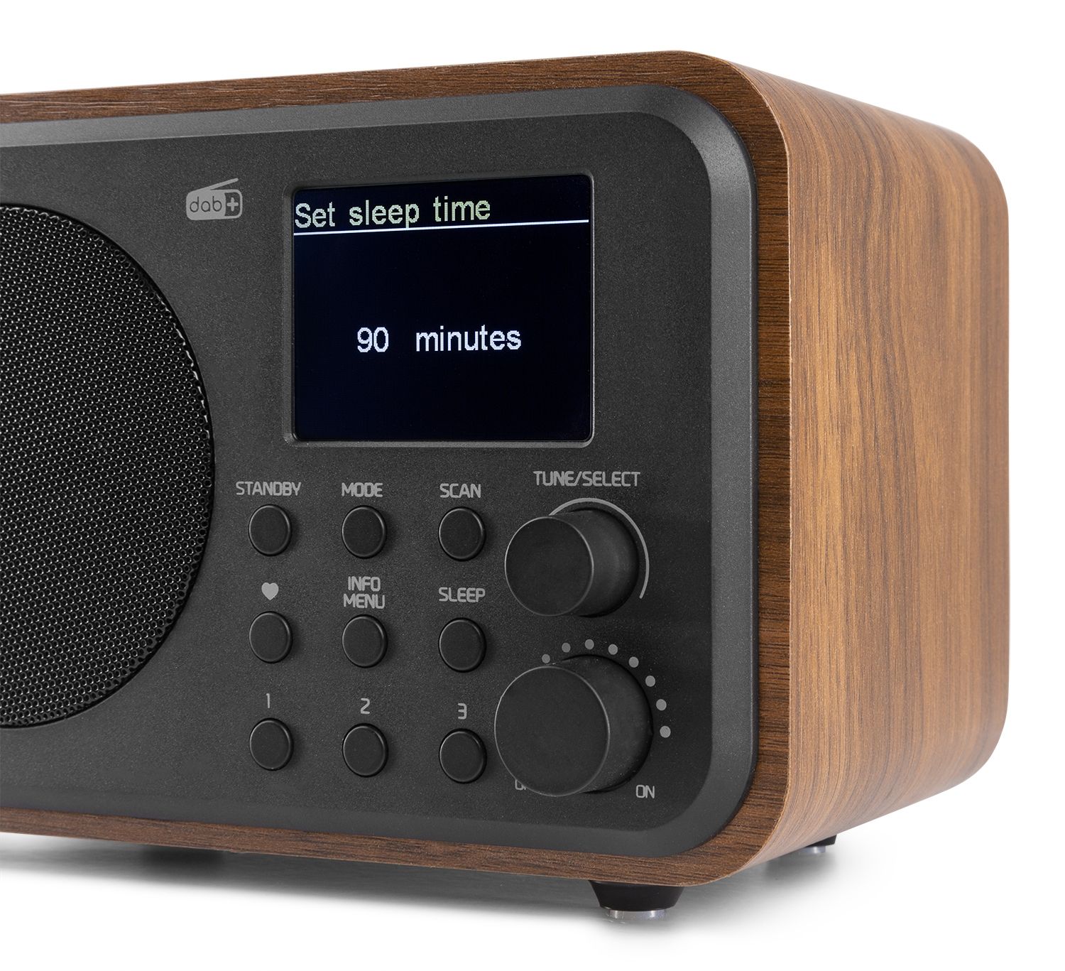 Milan DAB+ Radio with Battery Wood