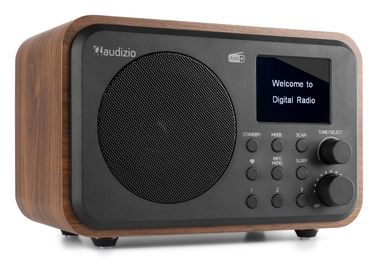 Milan DAB+ Radio with Battery Wood