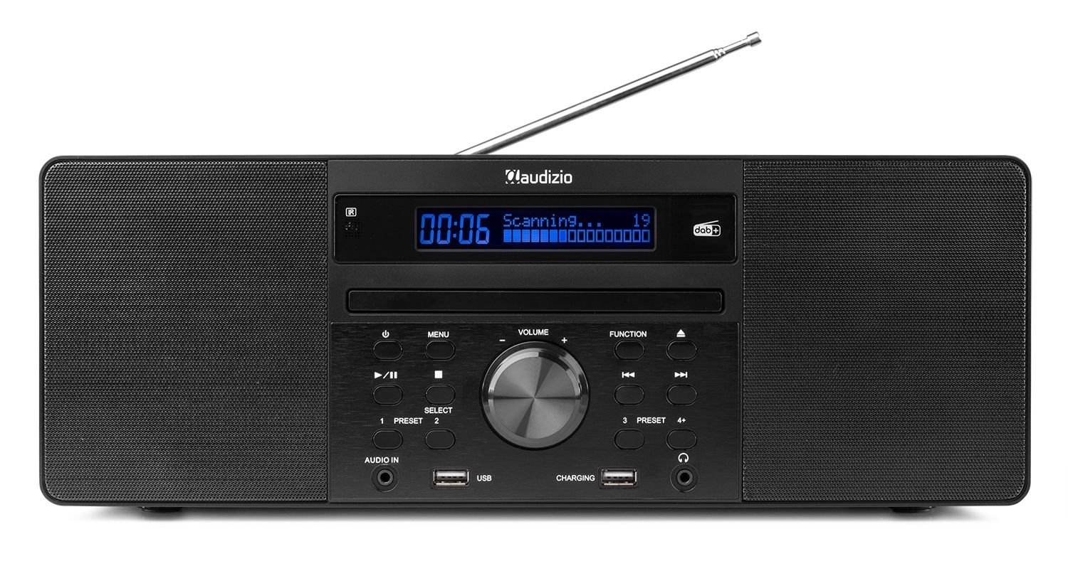 Prato All-in-One Music System CD/DAB+ Black