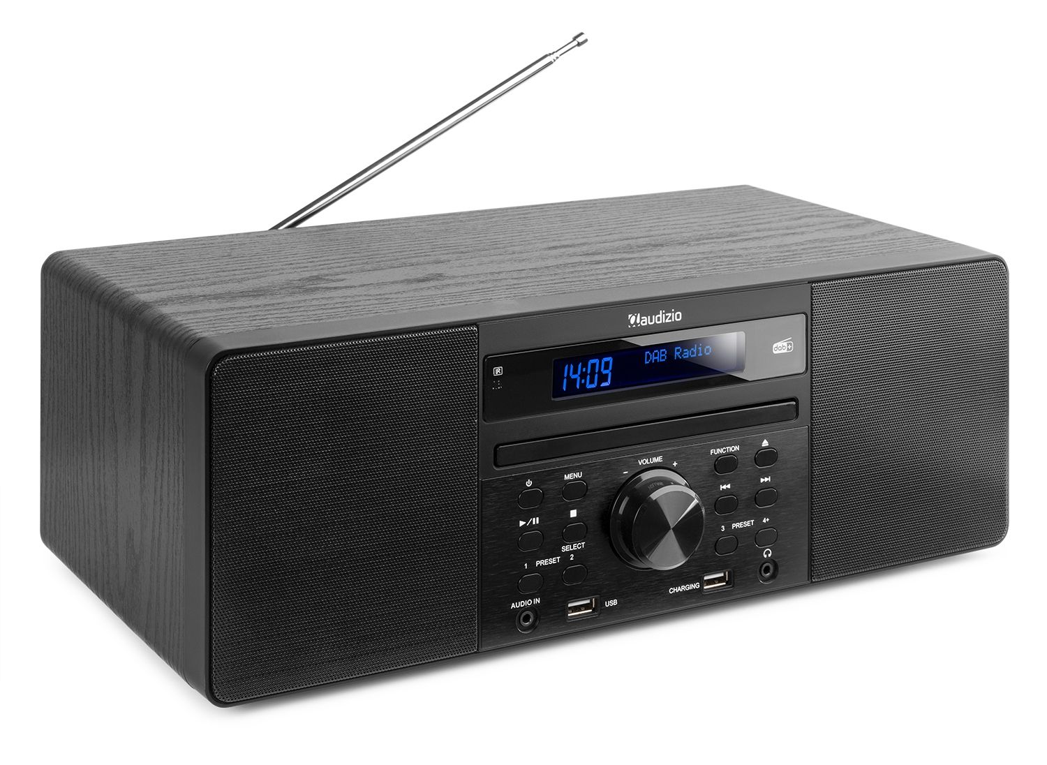Prato All-in-One Music System CD/DAB+ Black