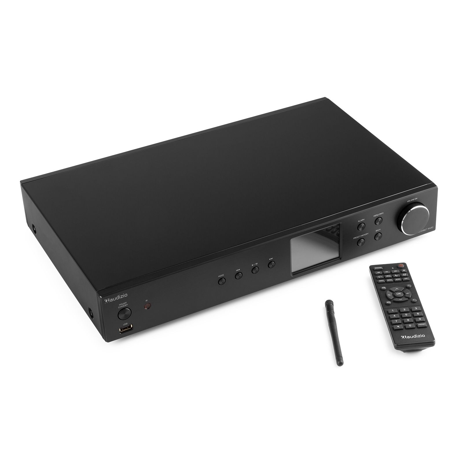 Adria WiFi Internet Radio with DAB+ and BT Black