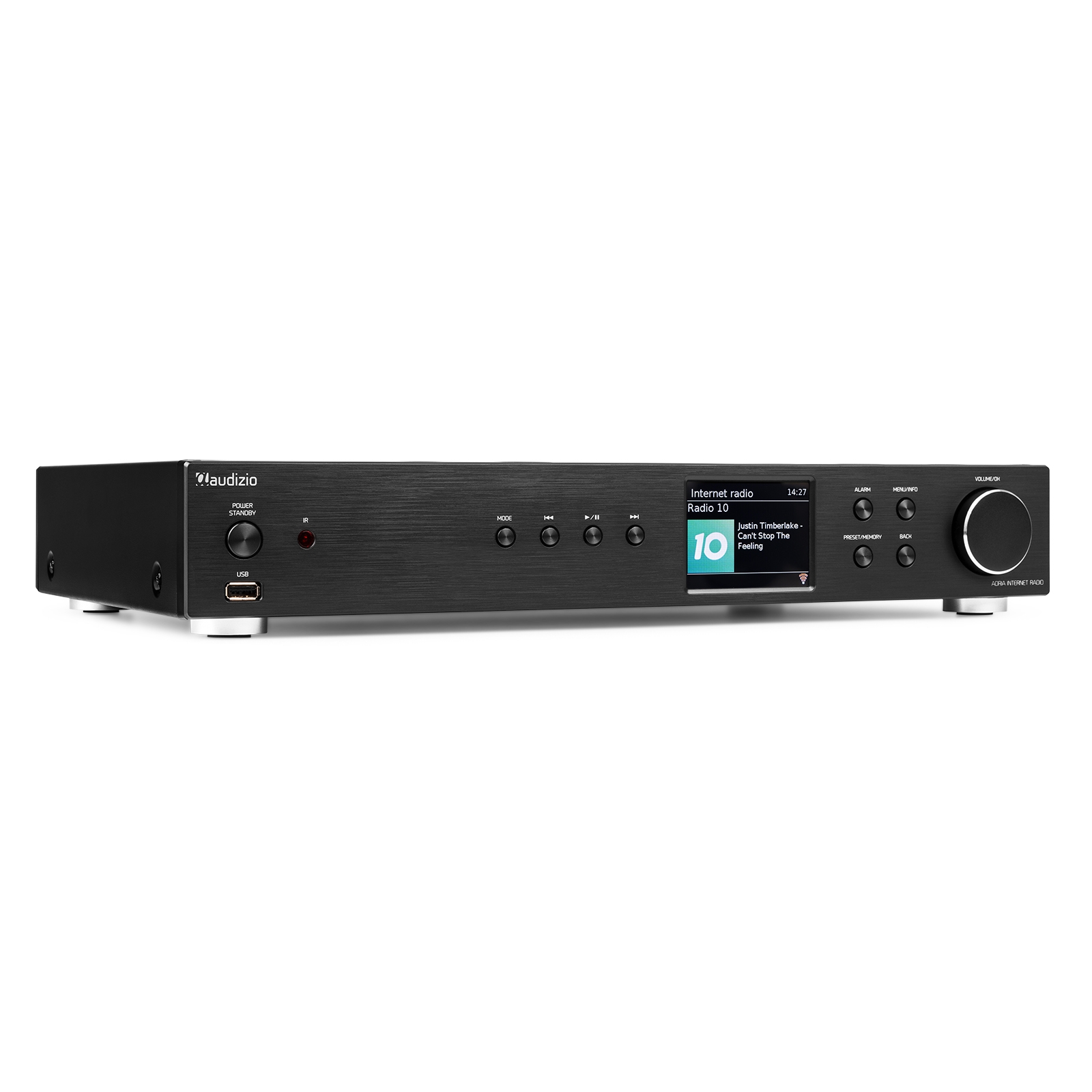 Adria WiFi Internet Radio with DAB+ and BT Black