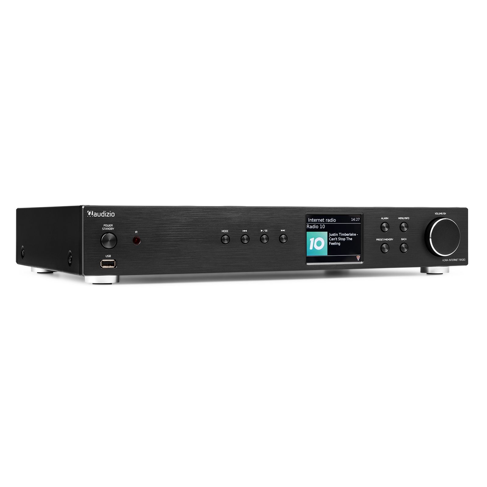 Adria WiFi Internet Radio with DAB+ and BT Black