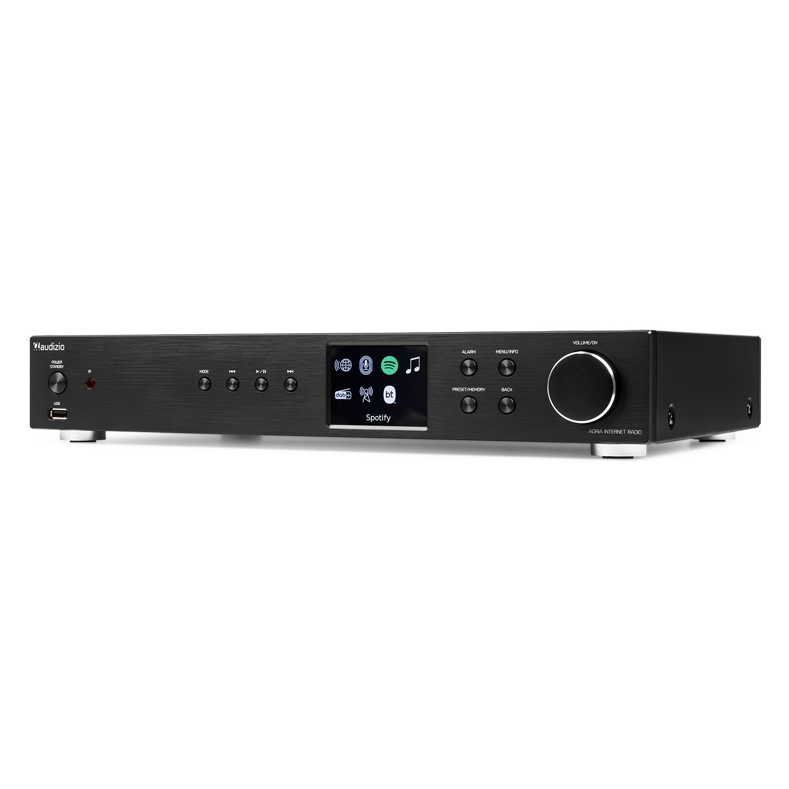 Adria WiFi Internet Radio with DAB+ and BT Black