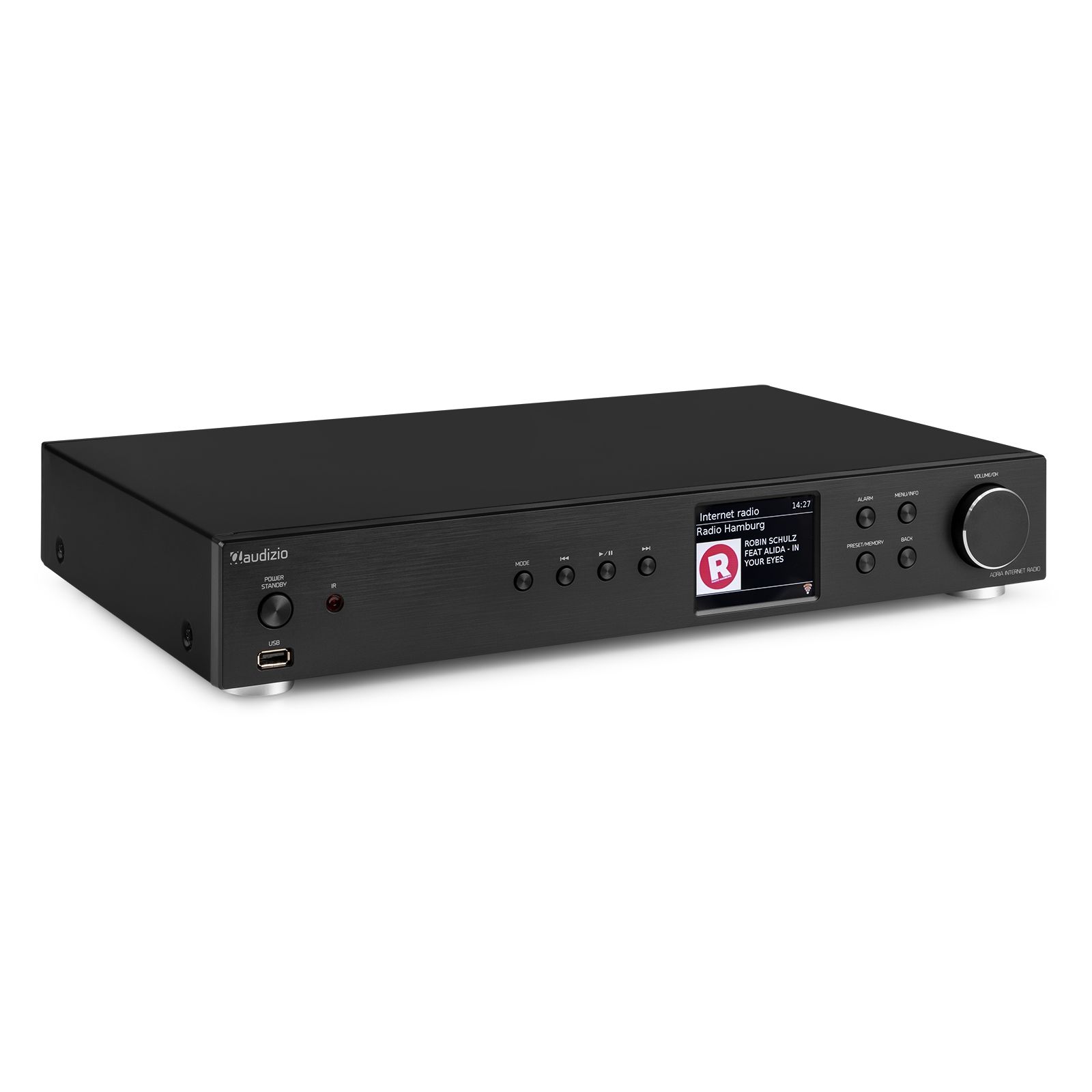 Adria WiFi Internet Radio with DAB+ and BT Black