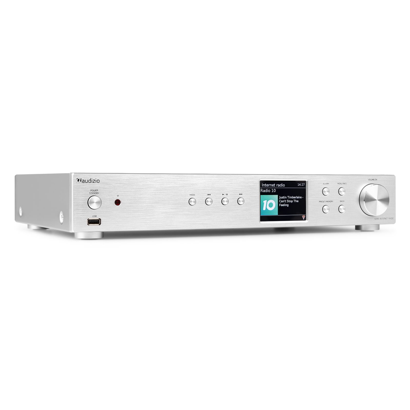 Adria WiFi Internet Radio with DAB+ and BT Alu