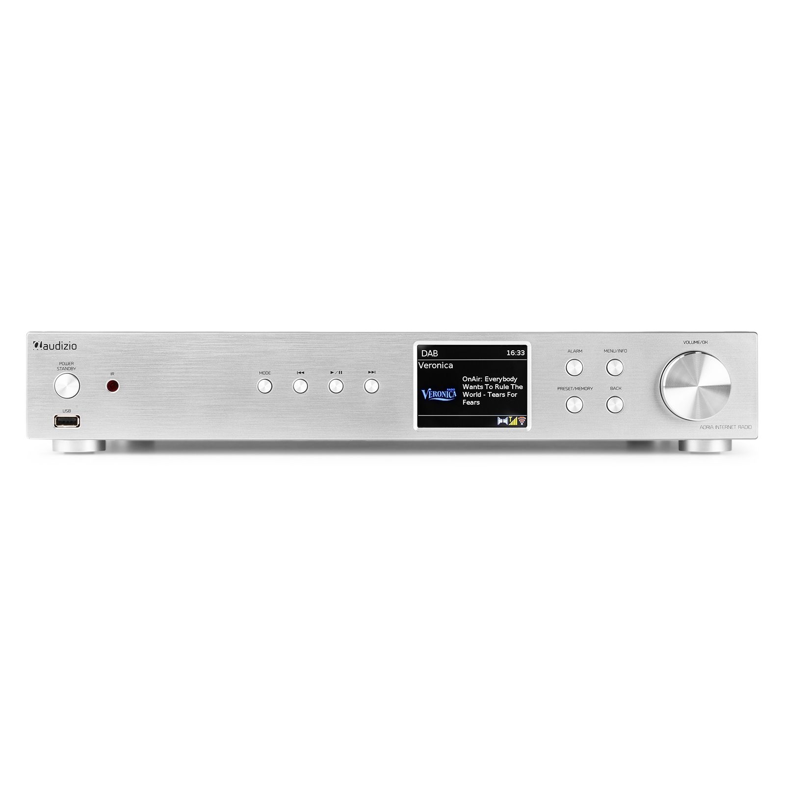 Adria WiFi Internet Radio with DAB+ and BT Alu