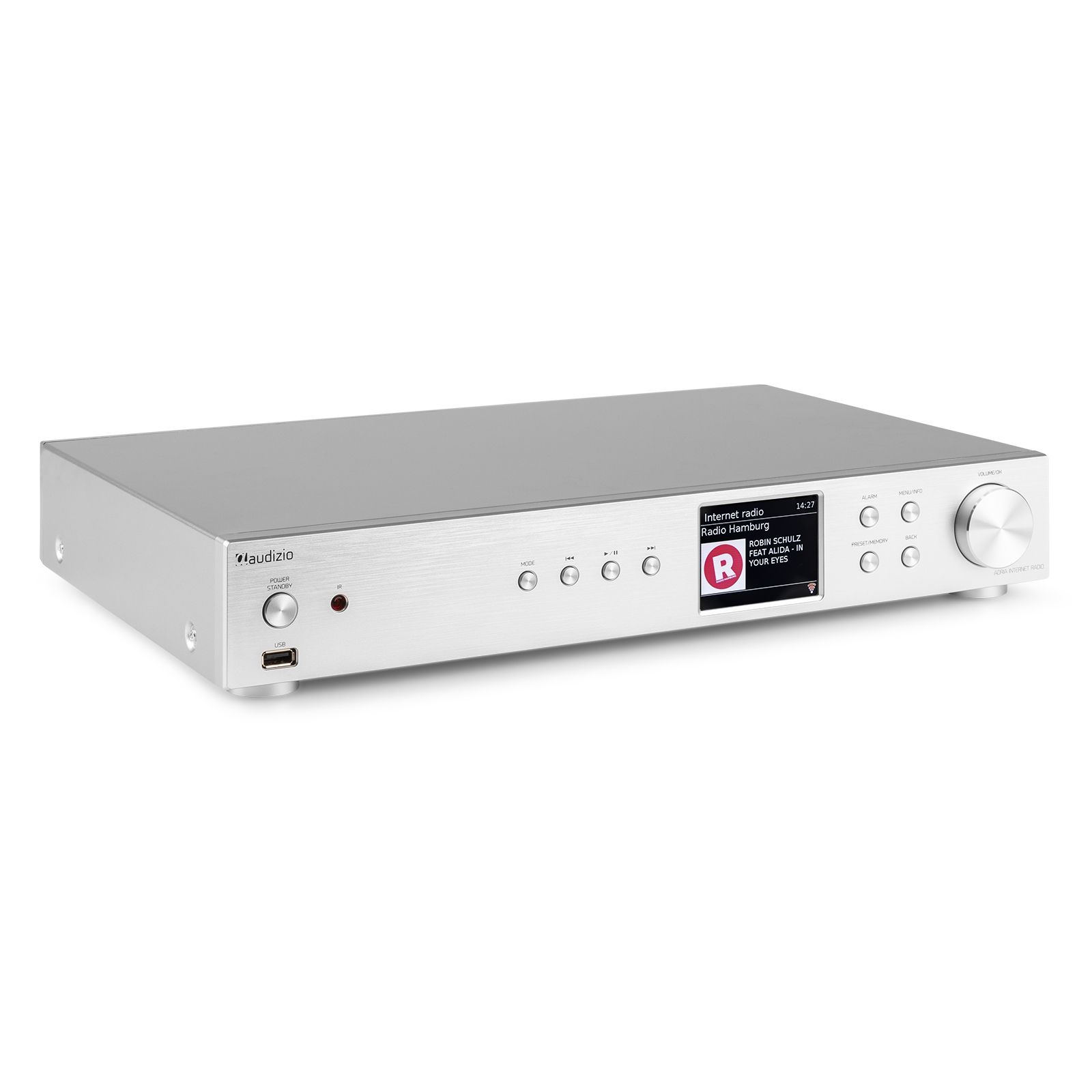 Adria WiFi Internet Radio with DAB+ and BT Alu