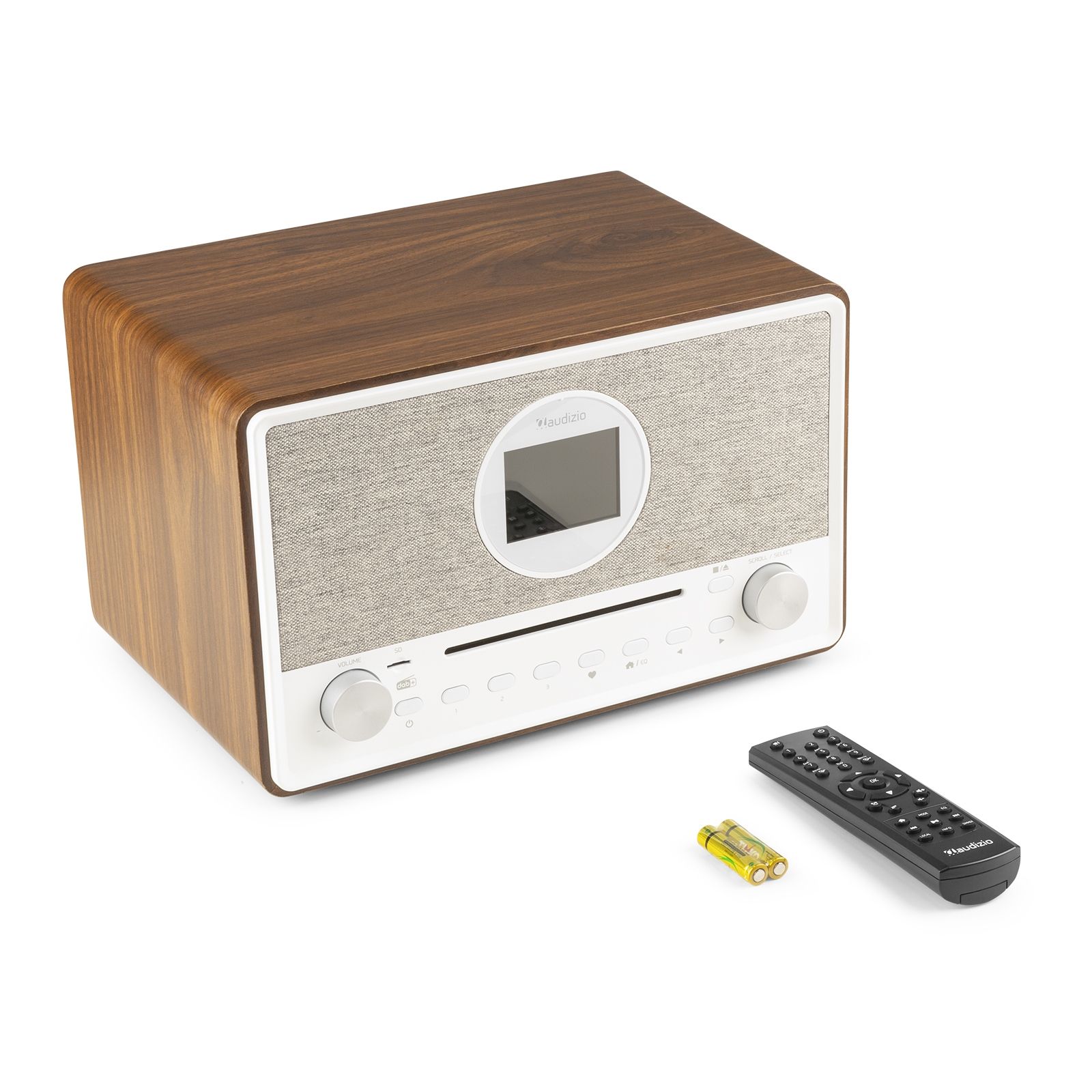 Lucca Internet Radio with DAB+ and CD Player Wood