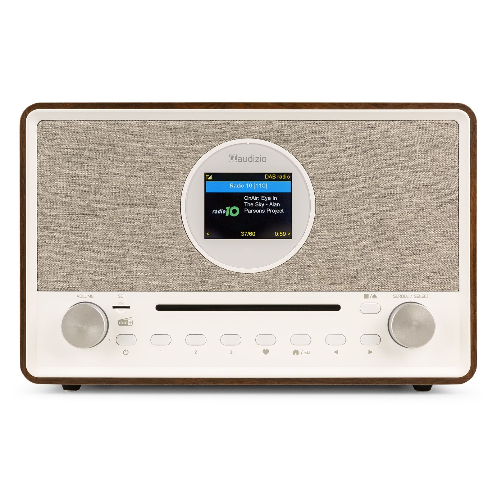 Lucca Internet Radio with DAB+ and CD Player Wood