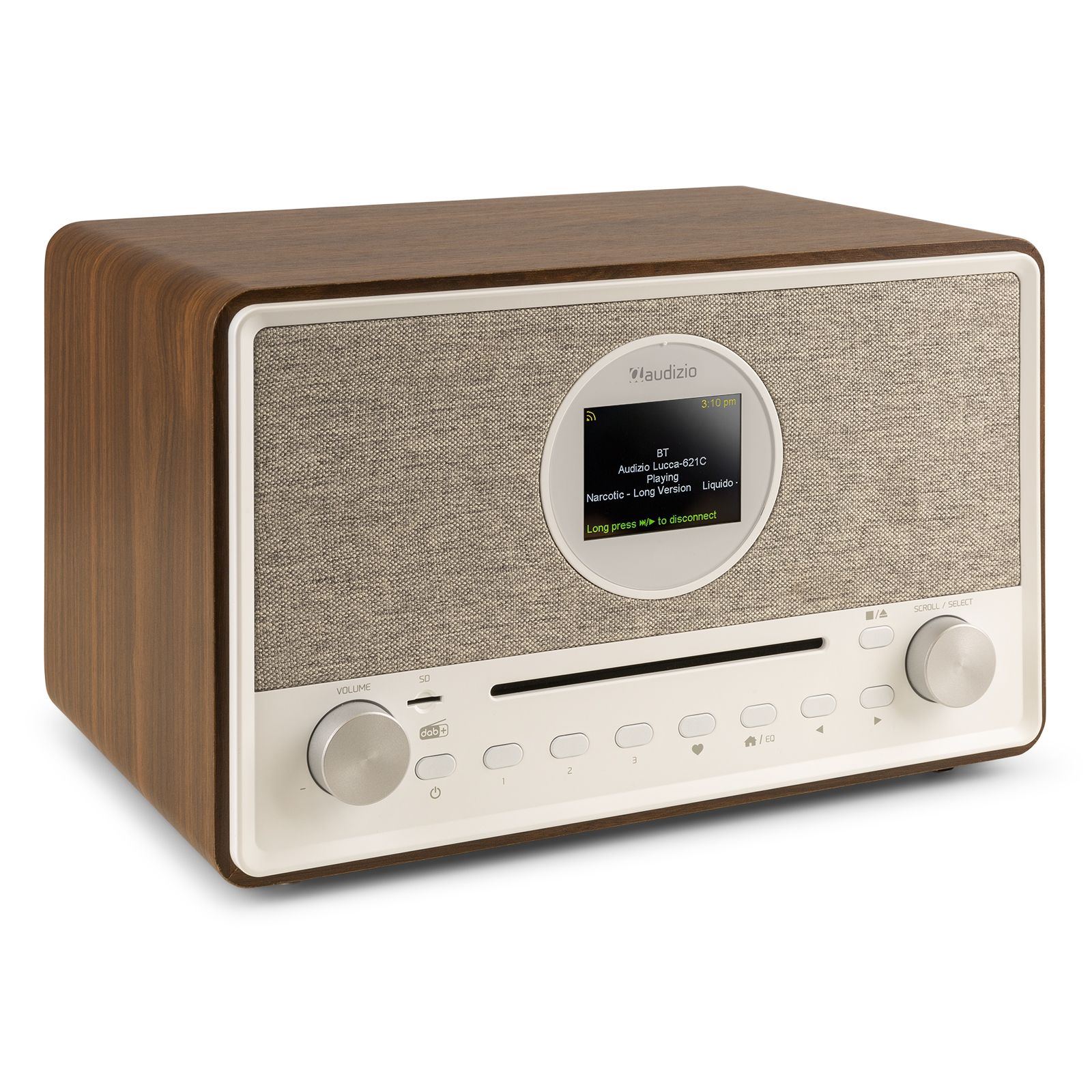 Lucca Internet Radio with DAB+ and CD Player Wood