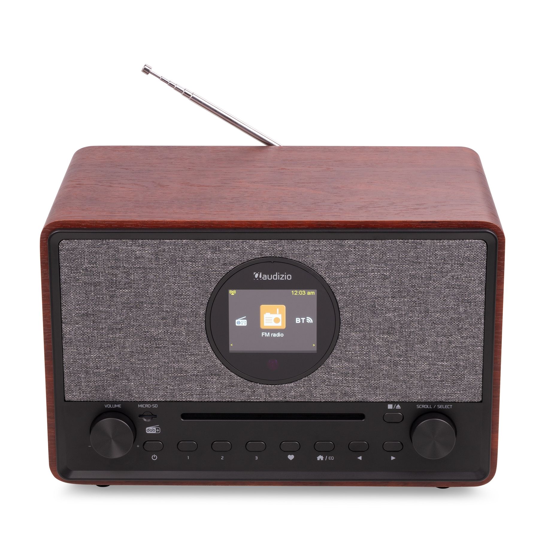 Lucca Internet Radio with DAB+ and CD Player Dark Wood