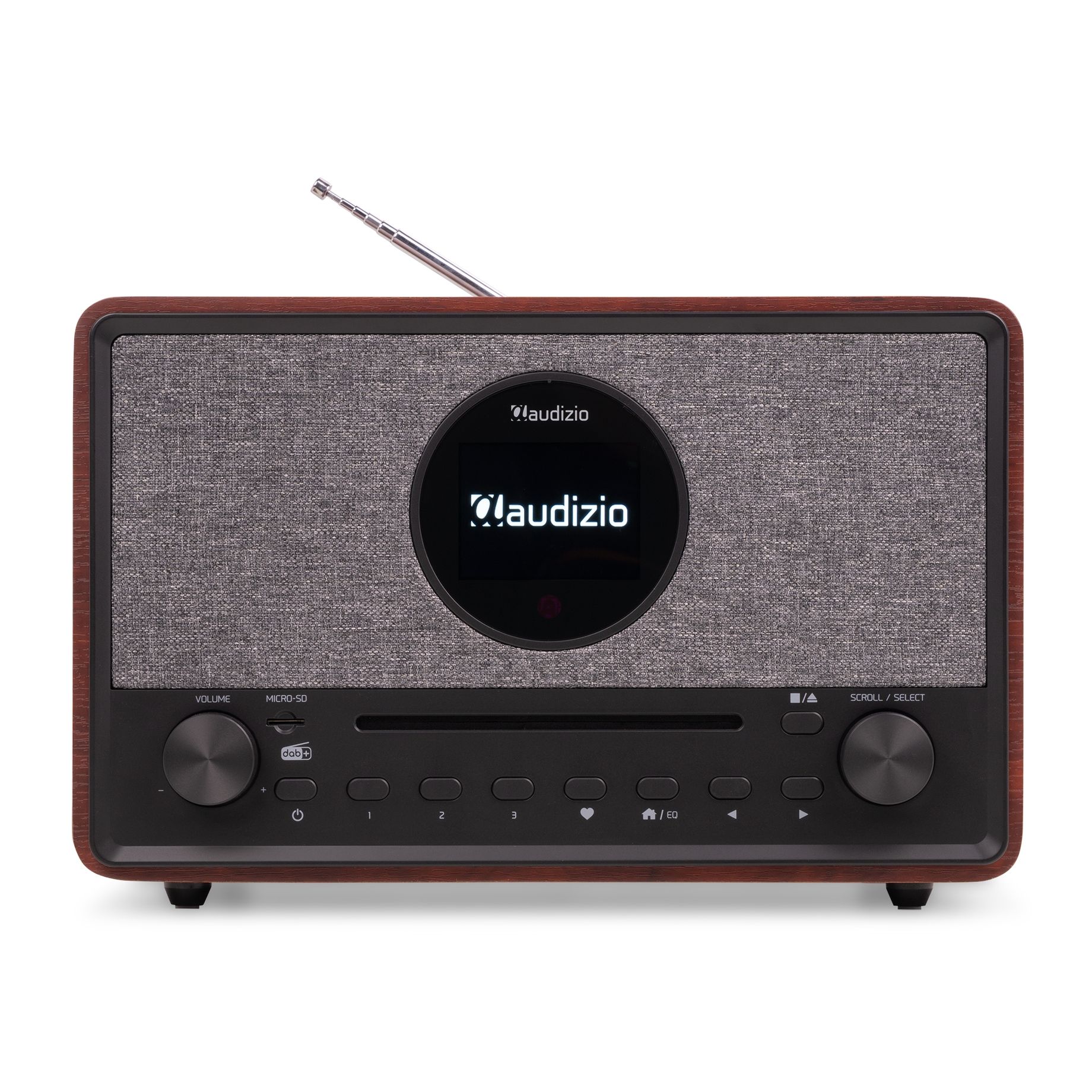 Lucca Internet Radio with DAB+ and CD Player Dark Wood