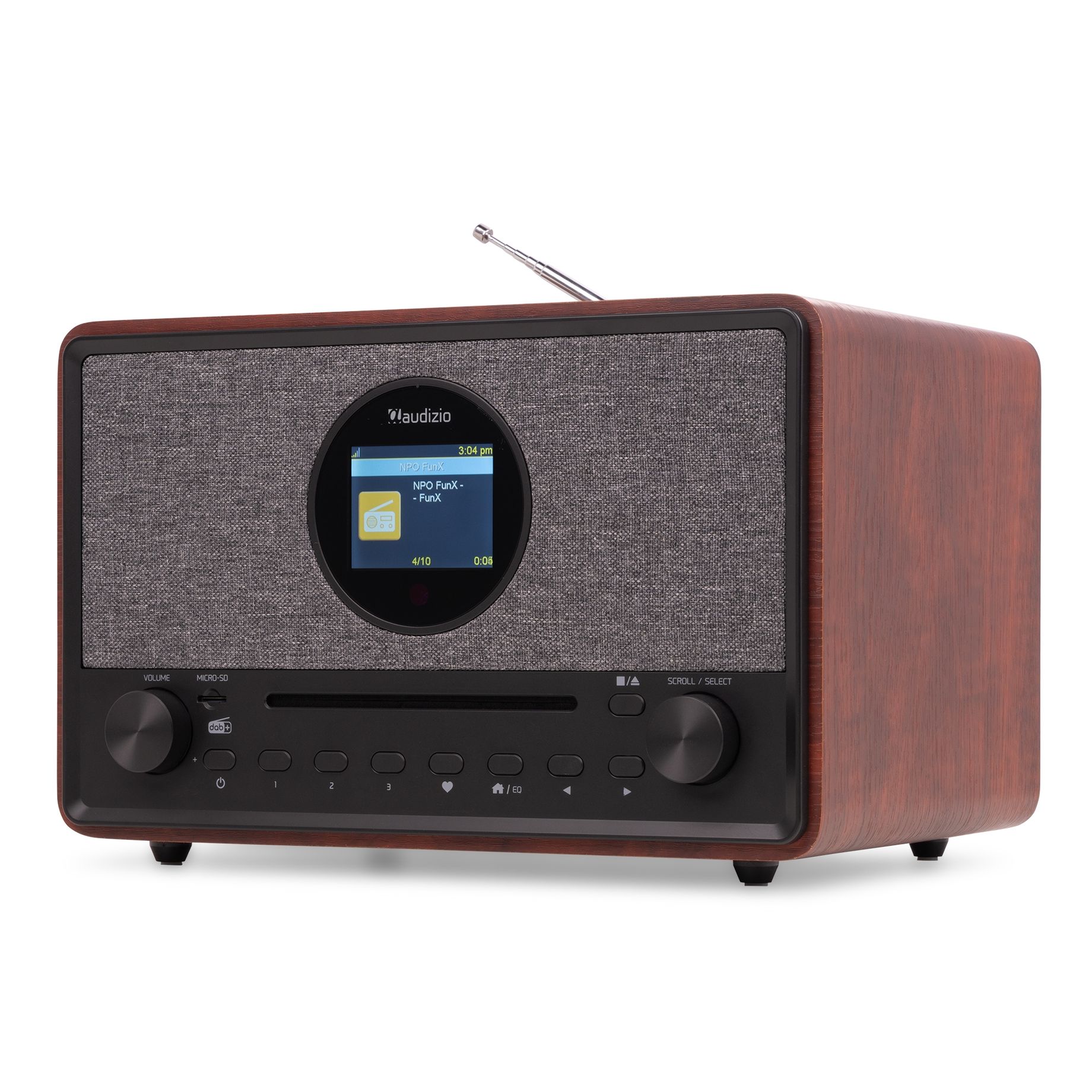Lucca Internet Radio with DAB+ and CD Player Dark Wood