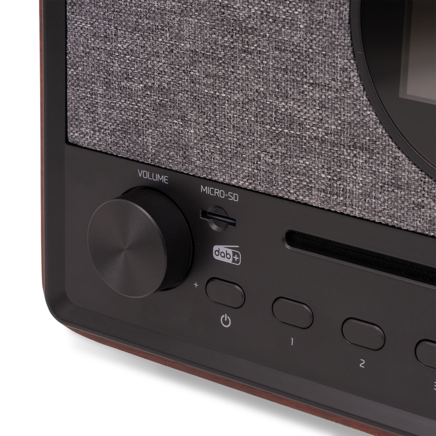 Lucca Internet Radio with DAB+ and CD Player Dark Wood