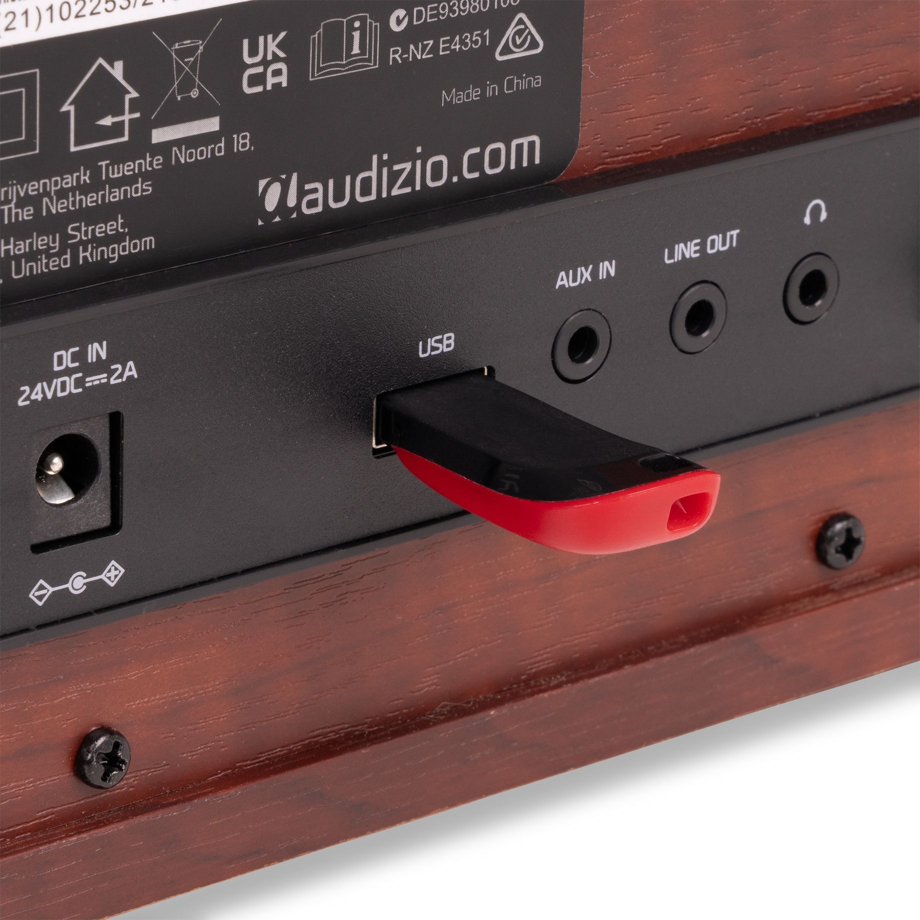 Lucca Internet Radio with DAB+ and CD Player Dark Wood