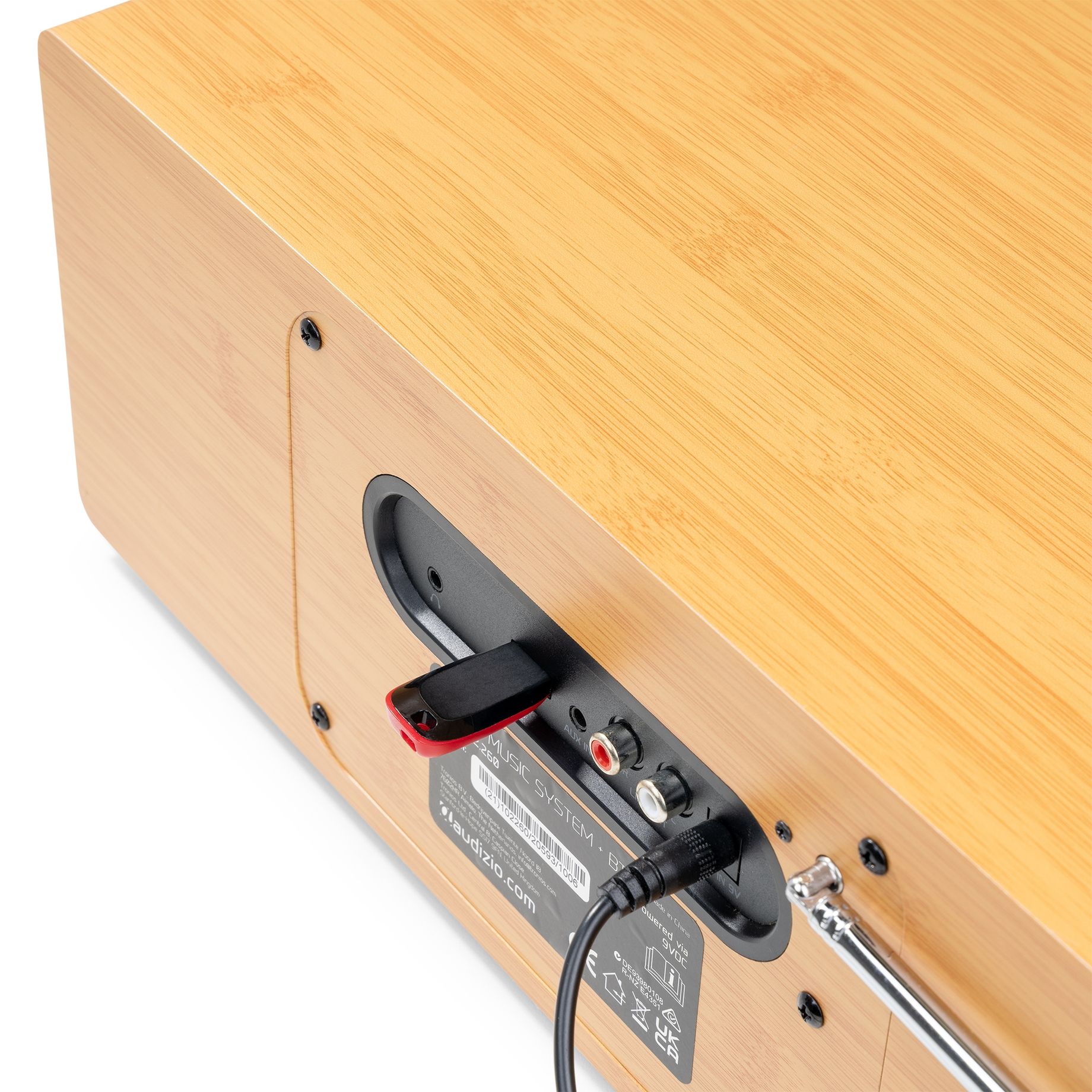 Palmi All-in-One Music System CD/DAB+ Bamboo