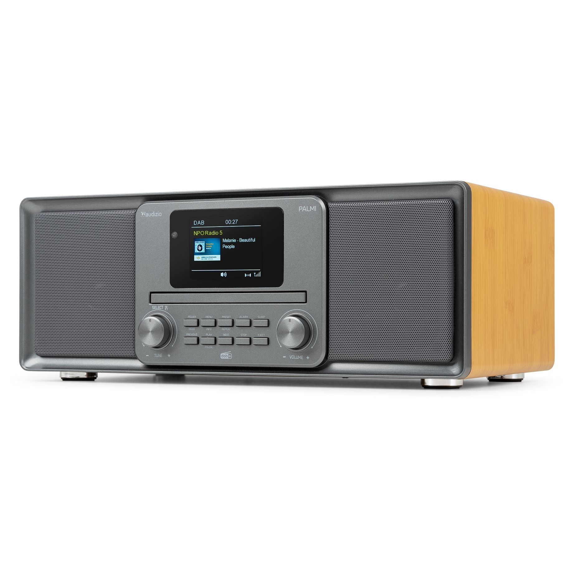 Palmi All-in-One Music System CD/DAB+ Bamboo