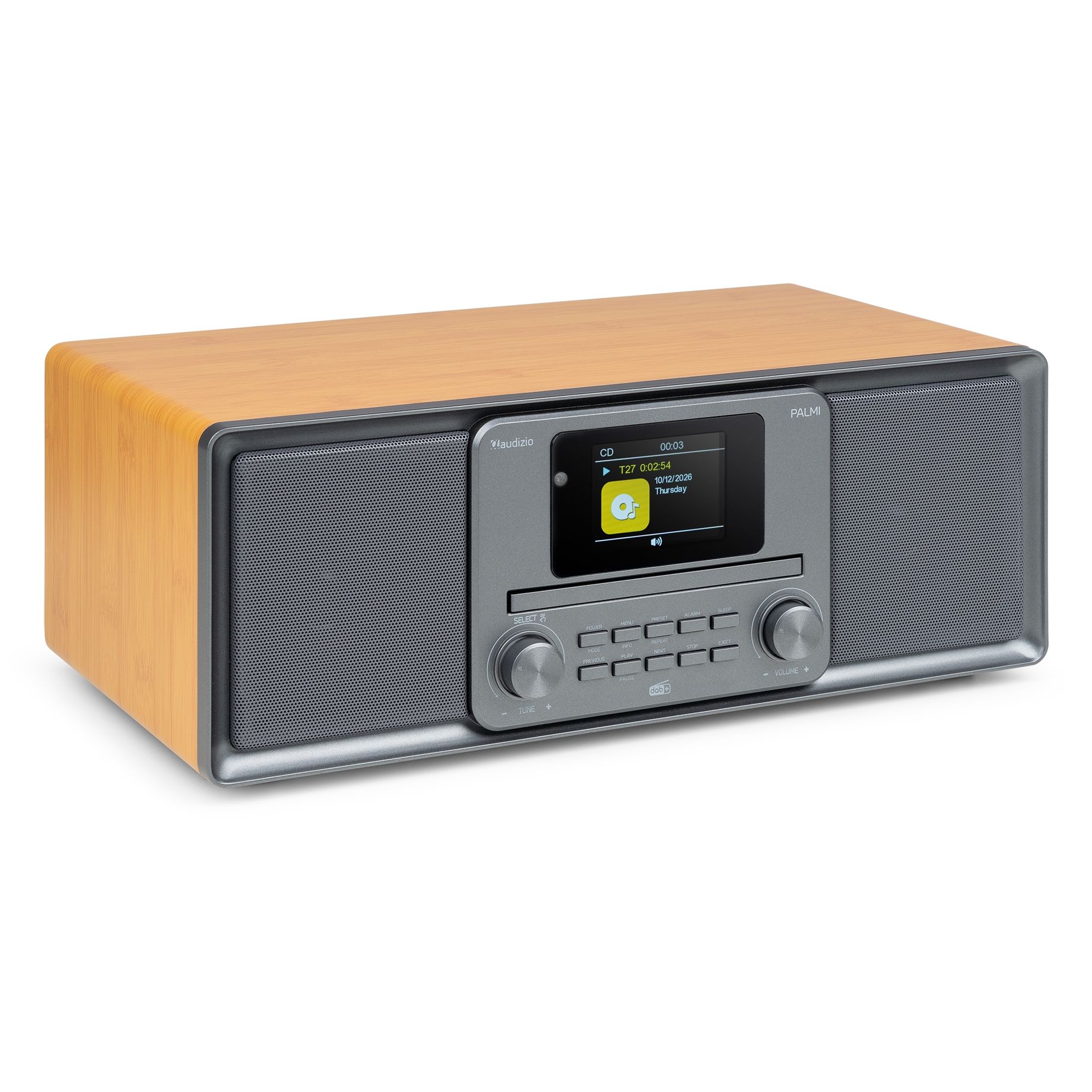 Palmi All-in-One Music System CD/DAB+ Bamboo