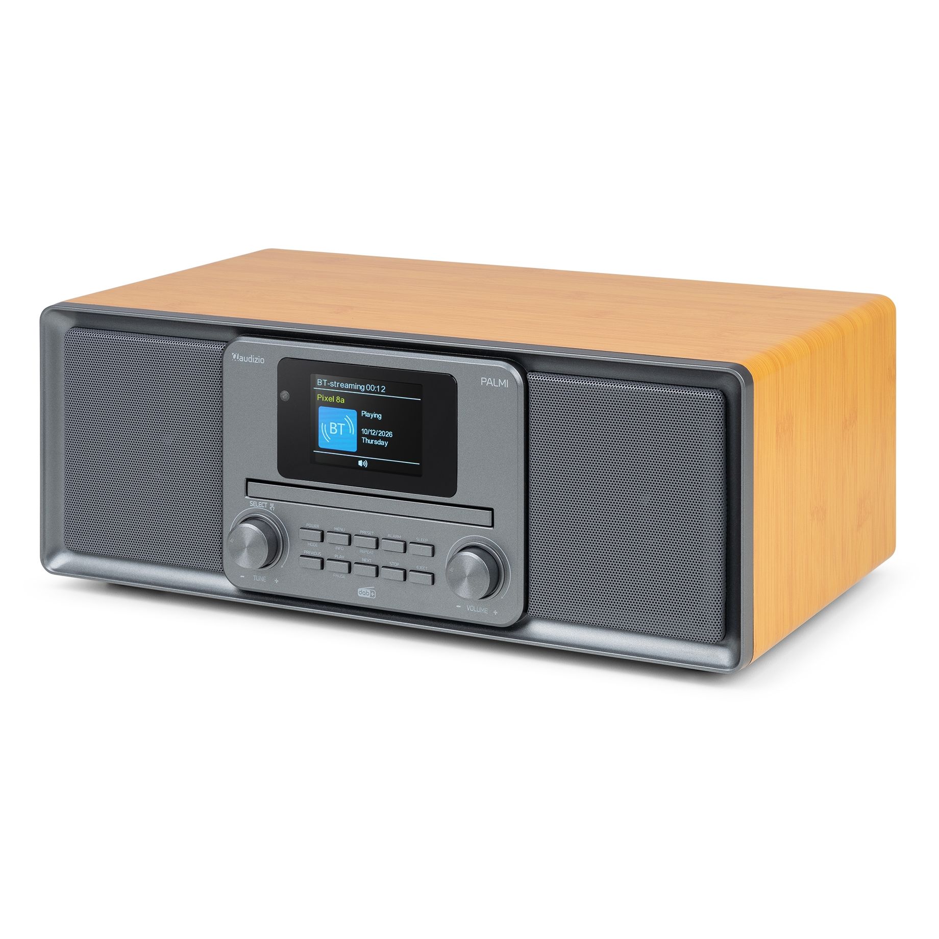 Palmi All-in-One Music System CD/DAB+ Bamboo