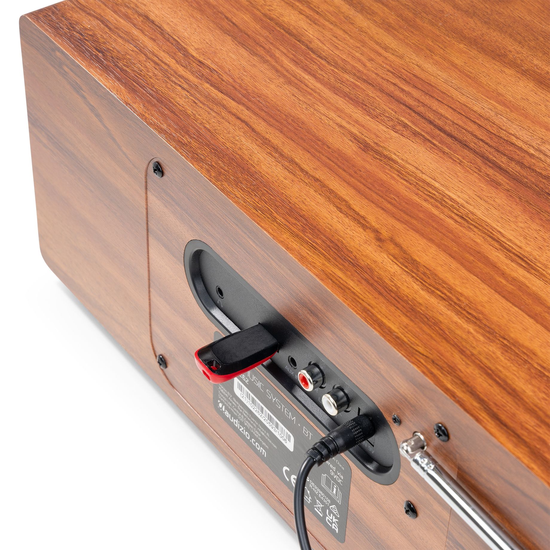 Palmi All-in-One Music System CD/DAB+ Batt Wood