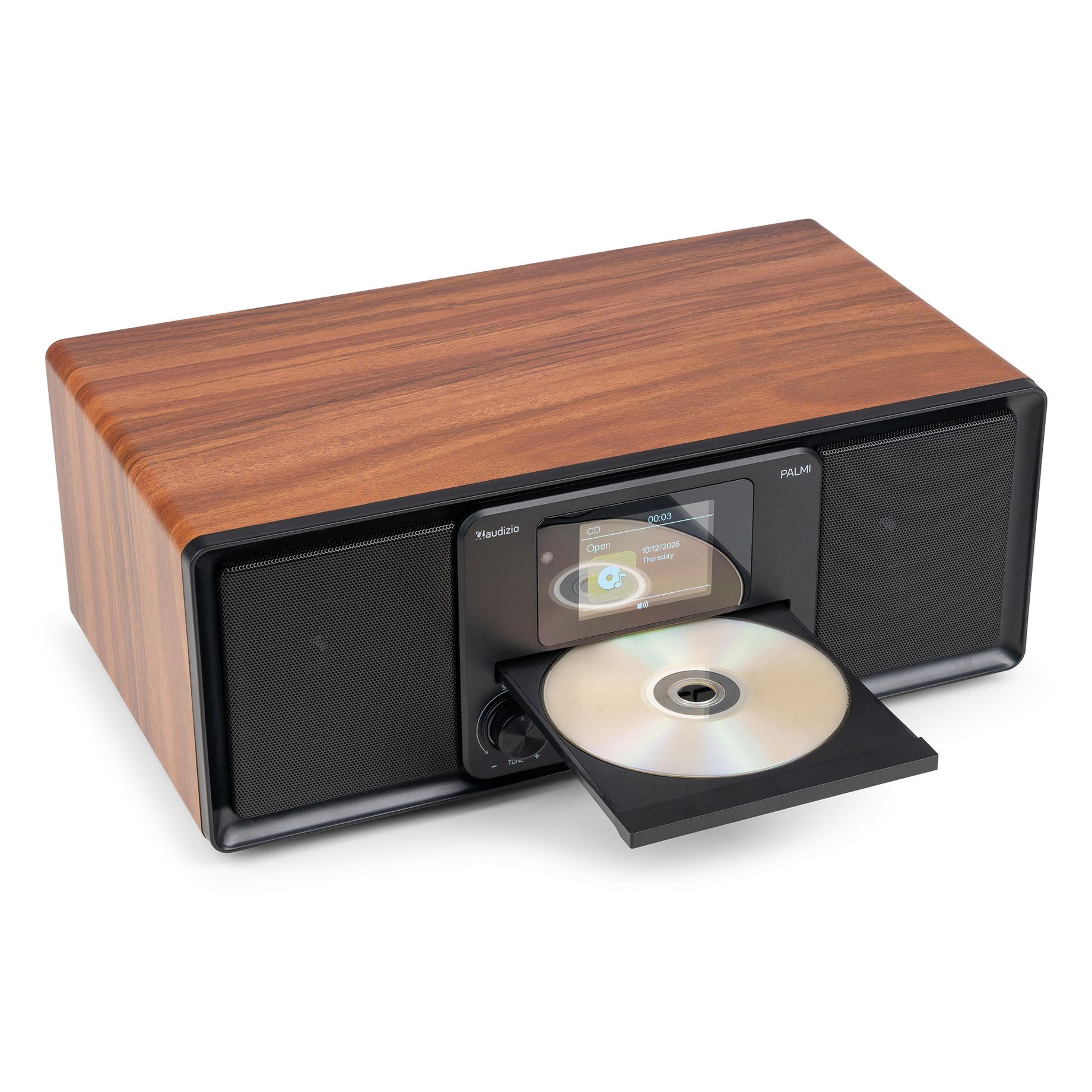 Palmi All-in-One Music System CD/DAB+ Batt Wood