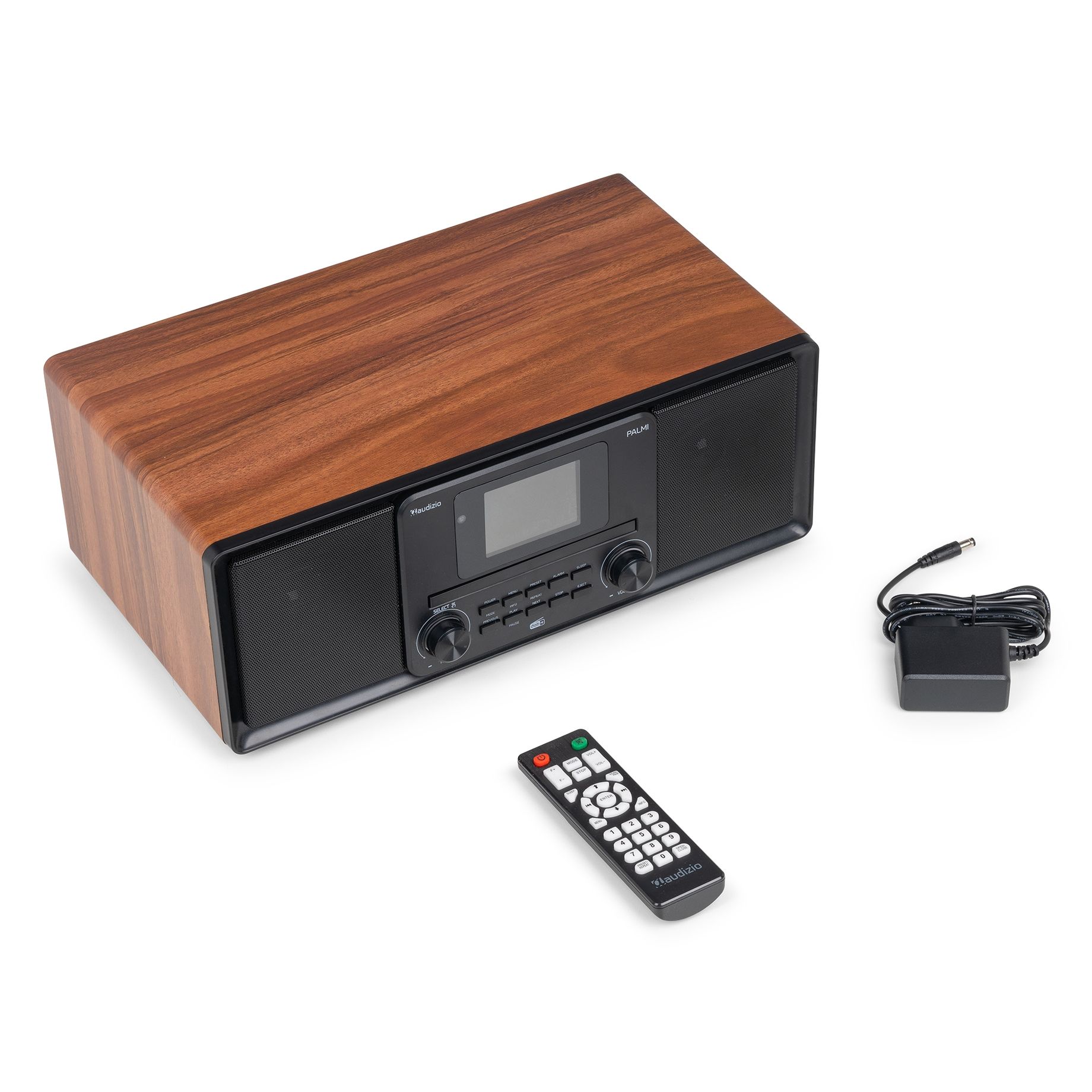 Palmi All-in-One Music System CD/DAB+ Batt Wood