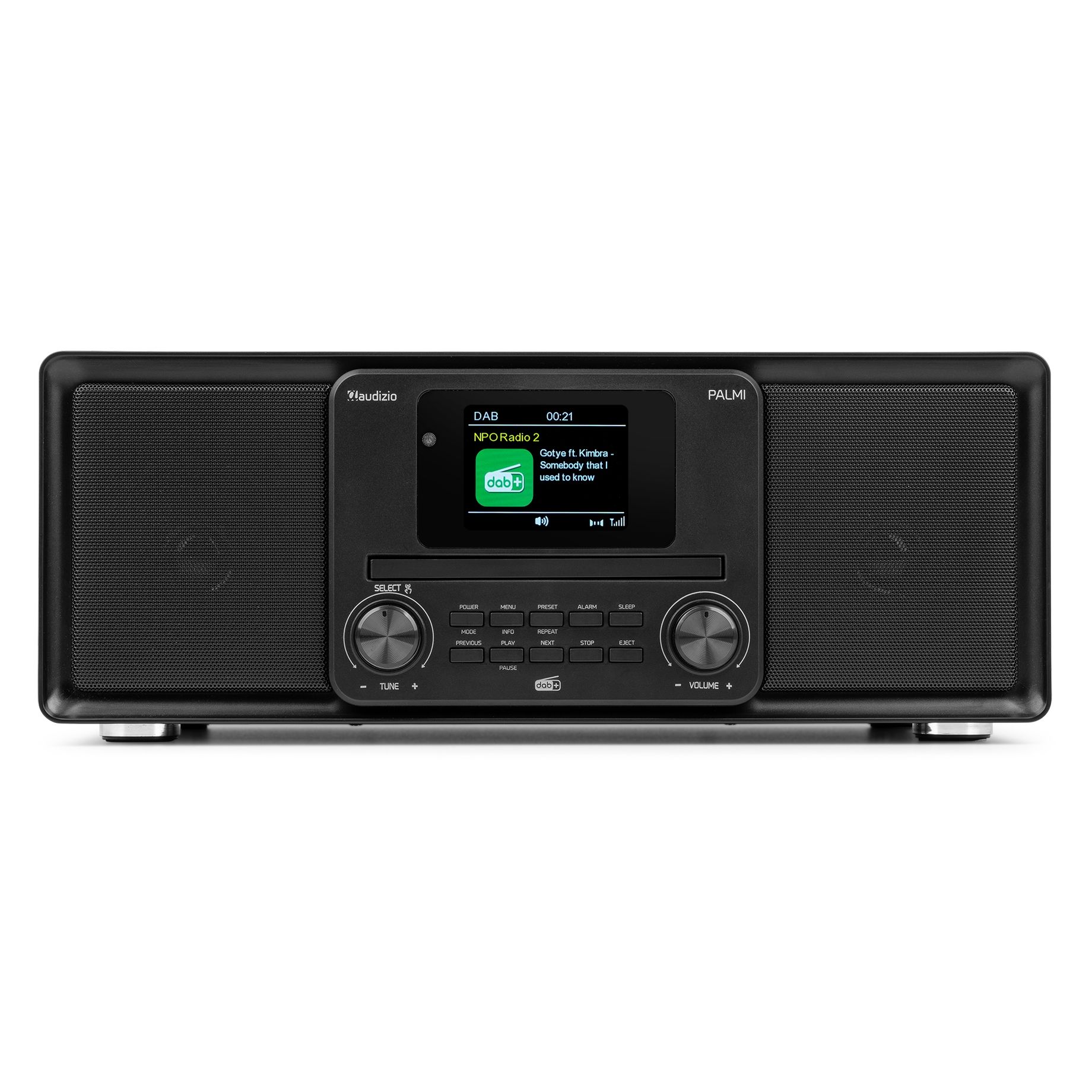 Palmi All-in-One Music System CD/DAB+ Batt Wood