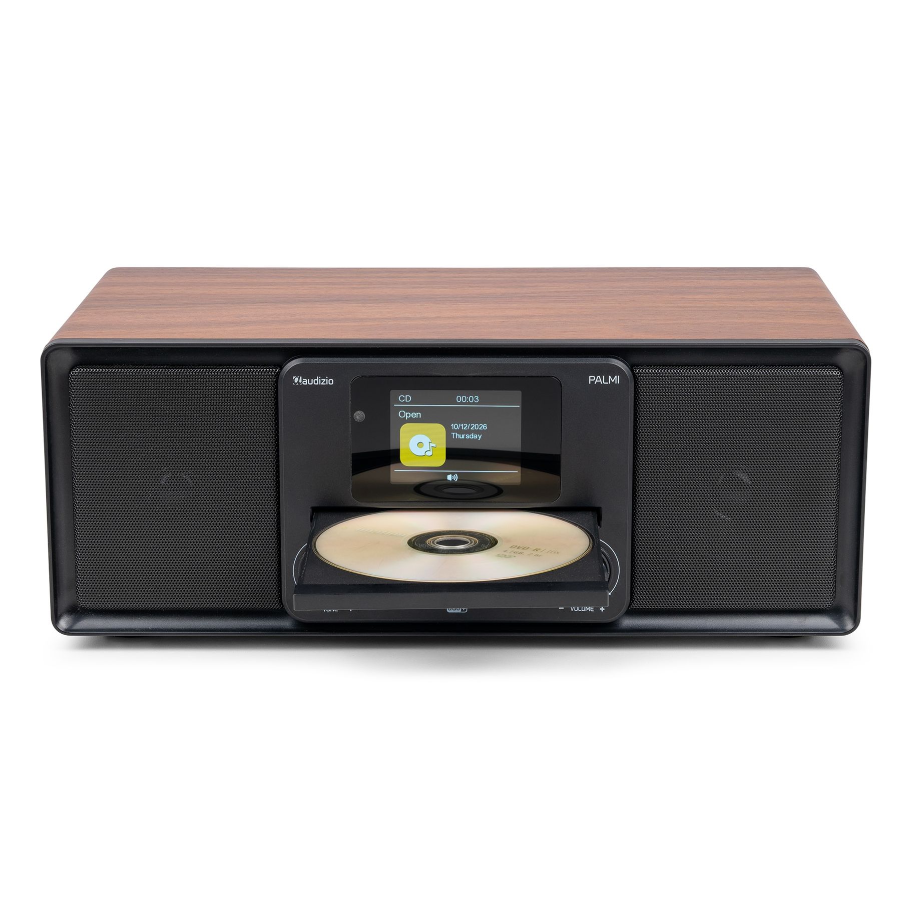 Palmi All-in-One Music System CD/DAB+ Batt Wood