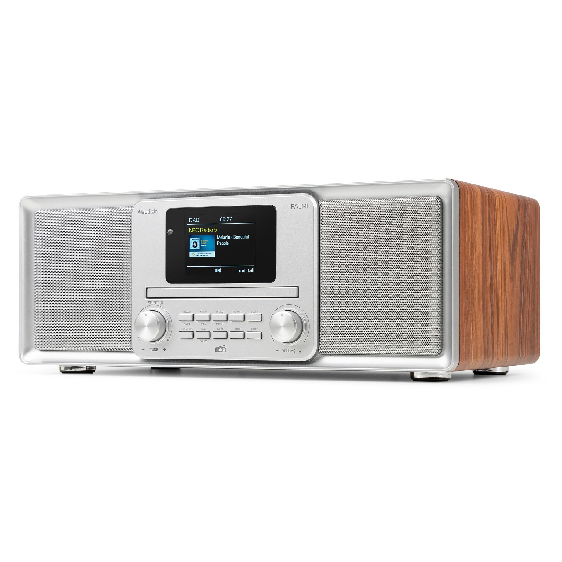 Palmi All-in-One Music System CD/DAB+ Silver