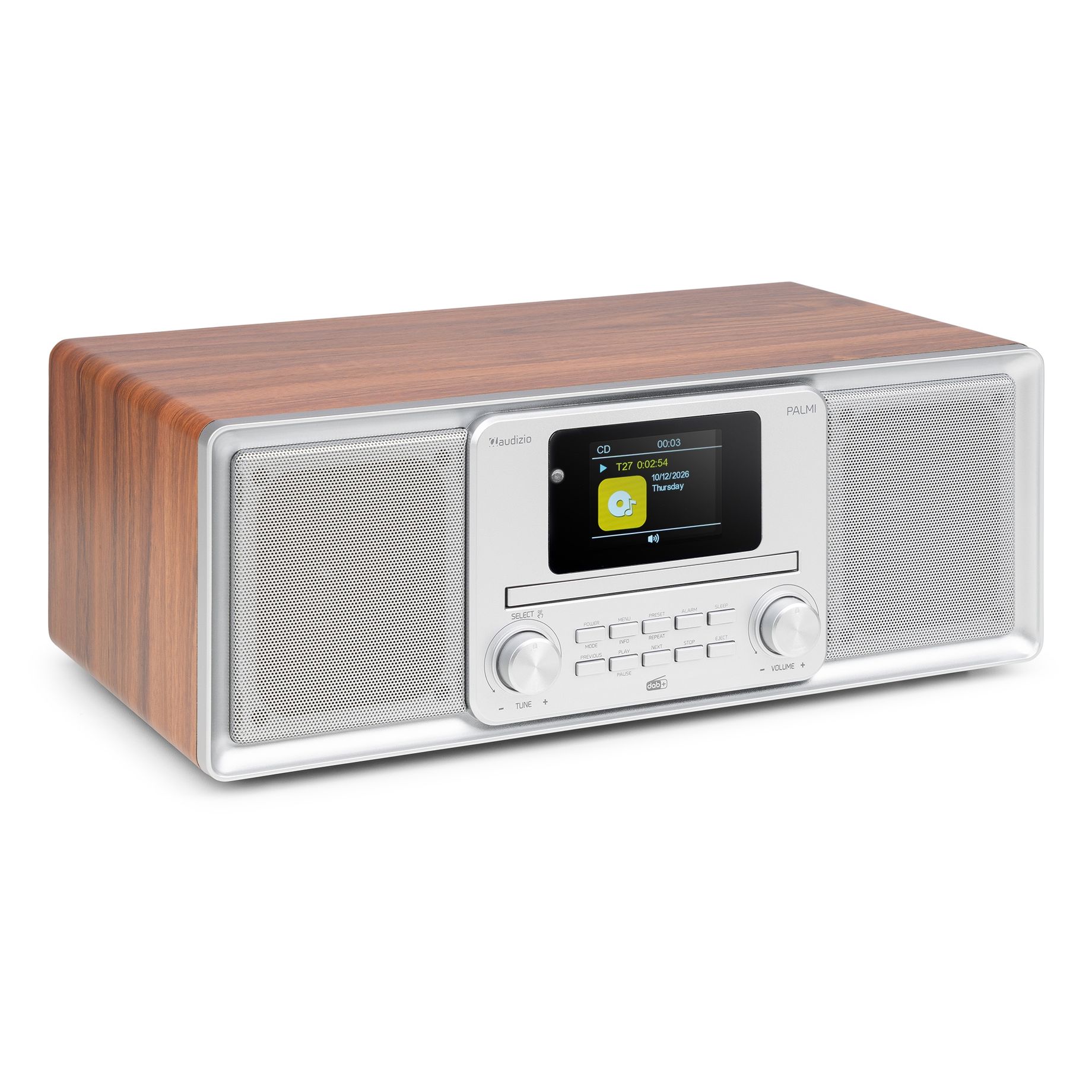 Palmi All-in-One Music System CD/DAB+ Silver