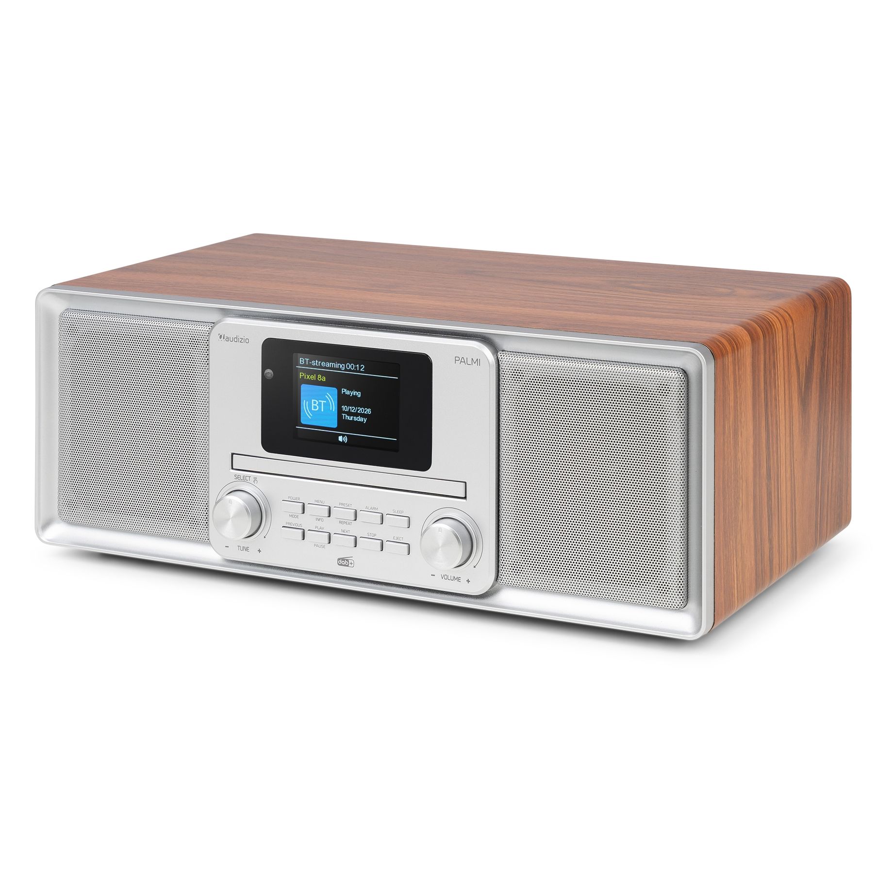 Palmi All-in-One Music System CD/DAB+ Silver