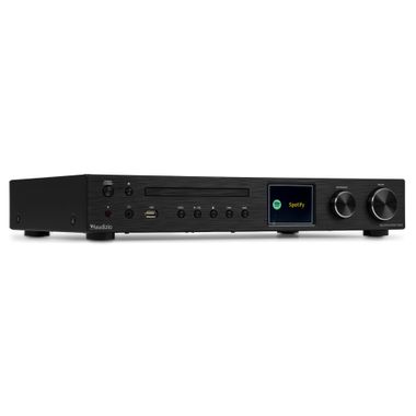 Bolzano Internet Receiver with Amplifier, DAB+ and CD Player Black