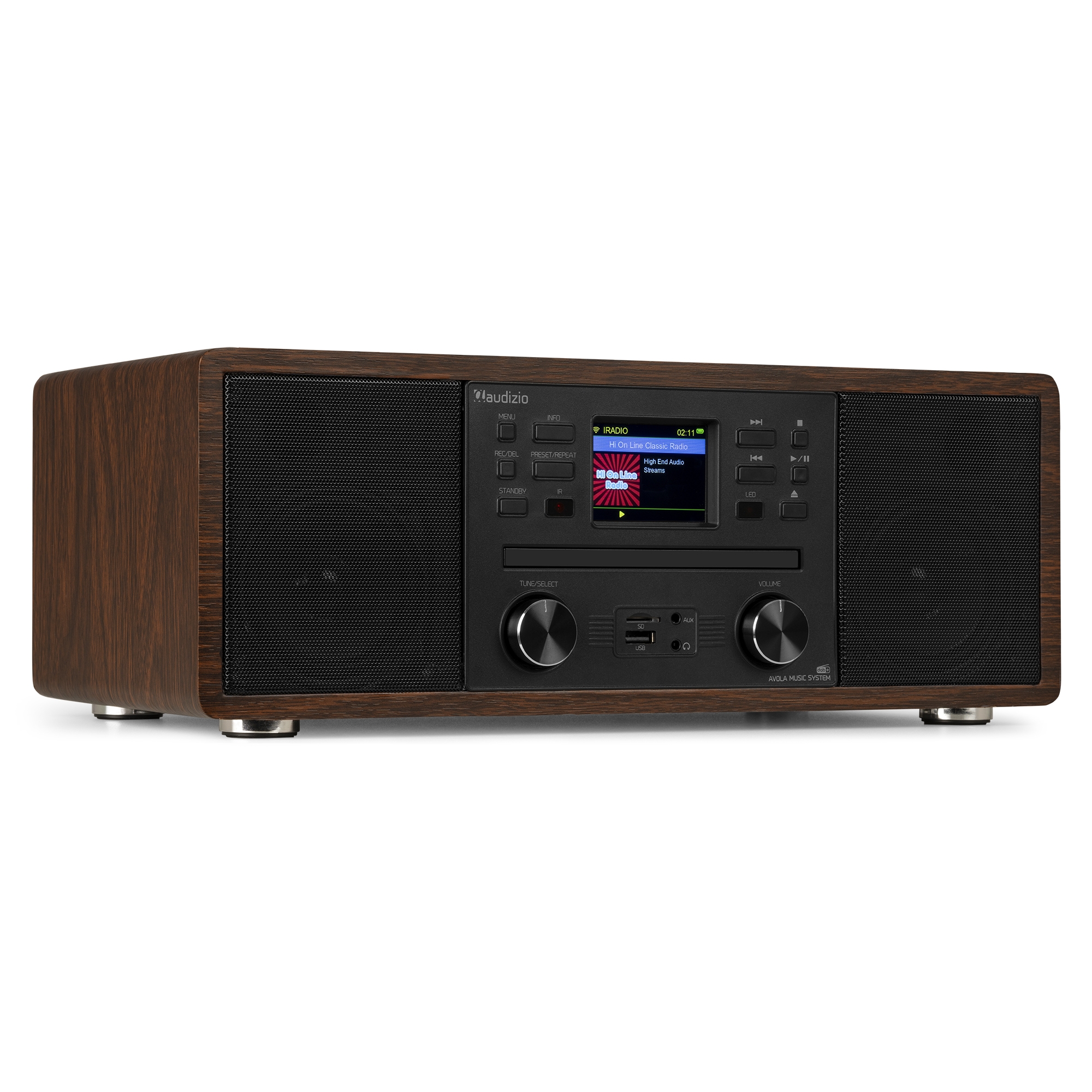 Avola Digital Music System CD/BT/DAB+/Internet Wood