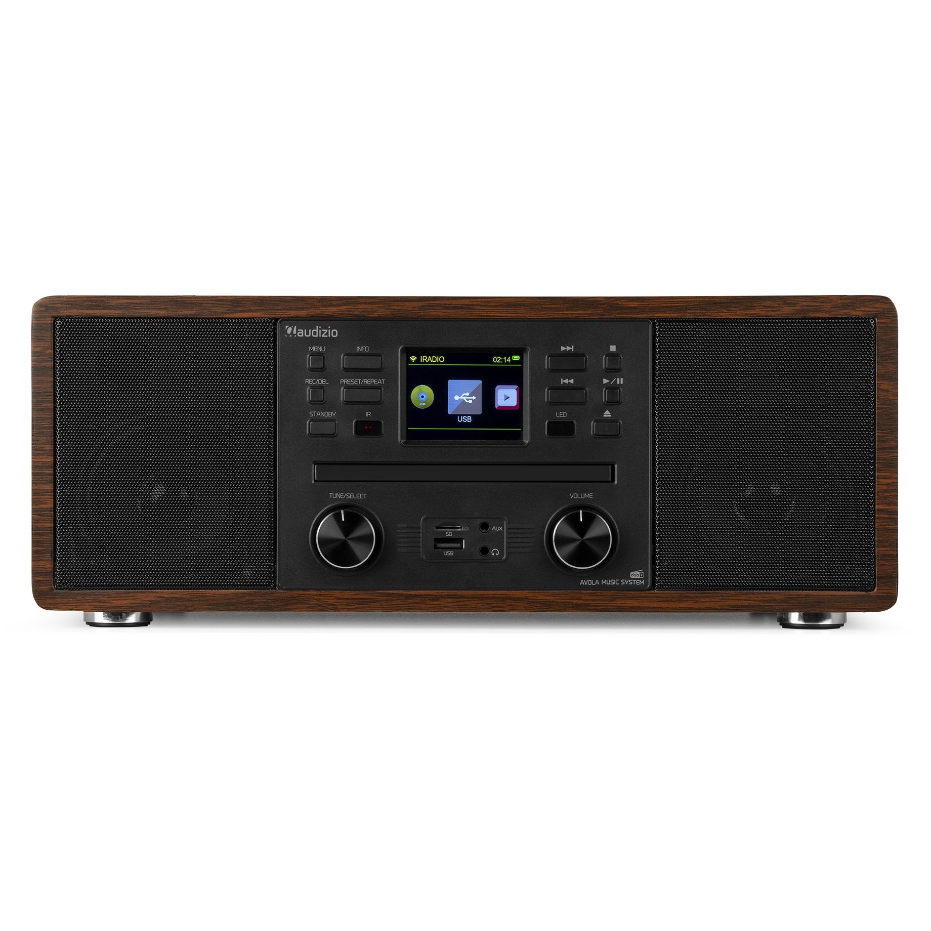 Avola Digital Music System CD/BT/DAB+/Internet Wood