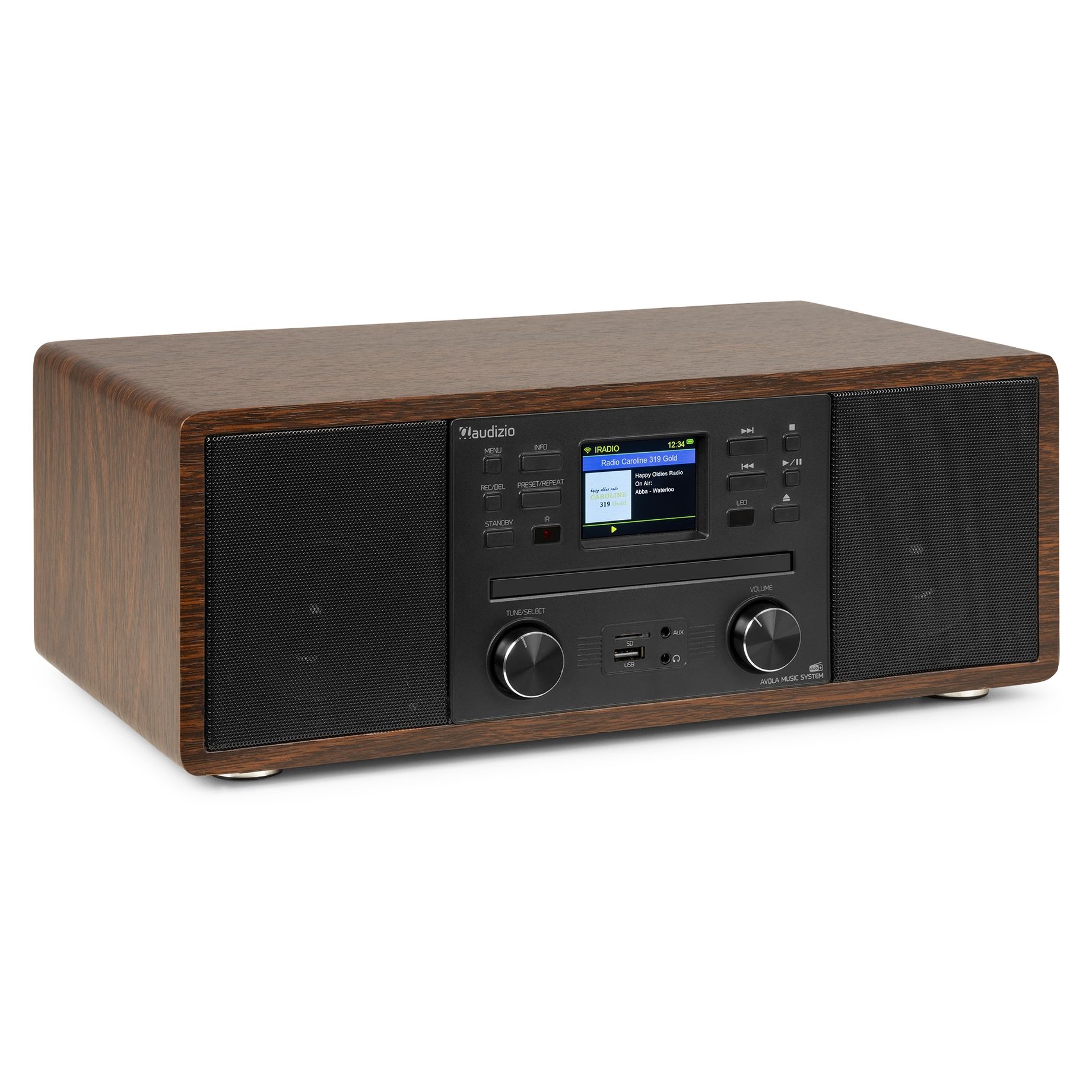 Avola Digital Music System CD/BT/DAB+/Internet Wood