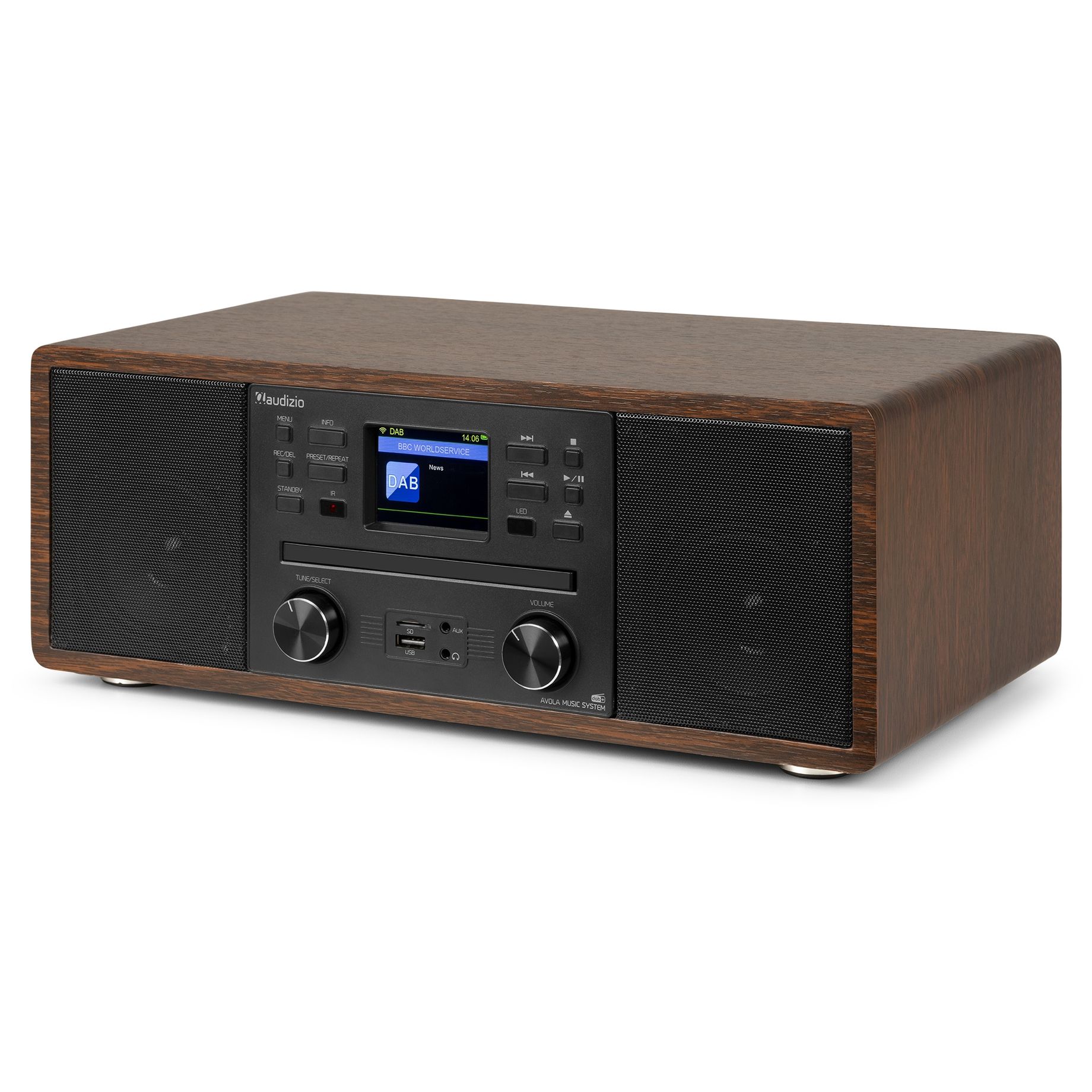 Avola Digital Music System CD/BT/DAB+/Internet Wood