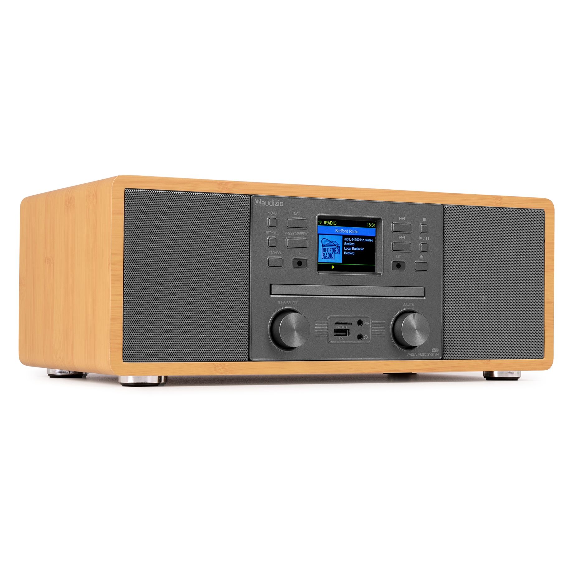 Avola Digital Music System CD/BT/DAB+/Internet Bamboo