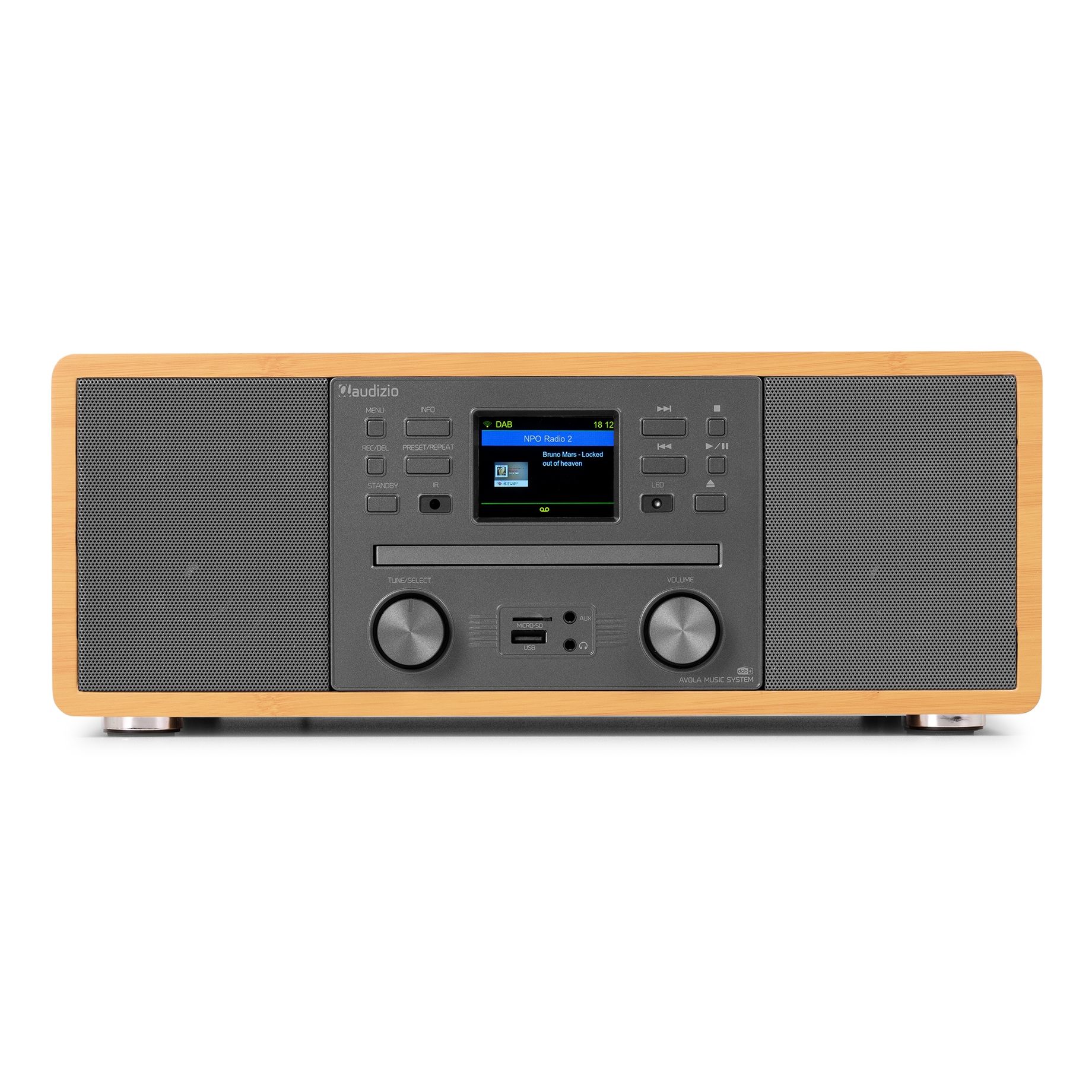 Avola Digital Music System CD/BT/DAB+/Internet Bamboo