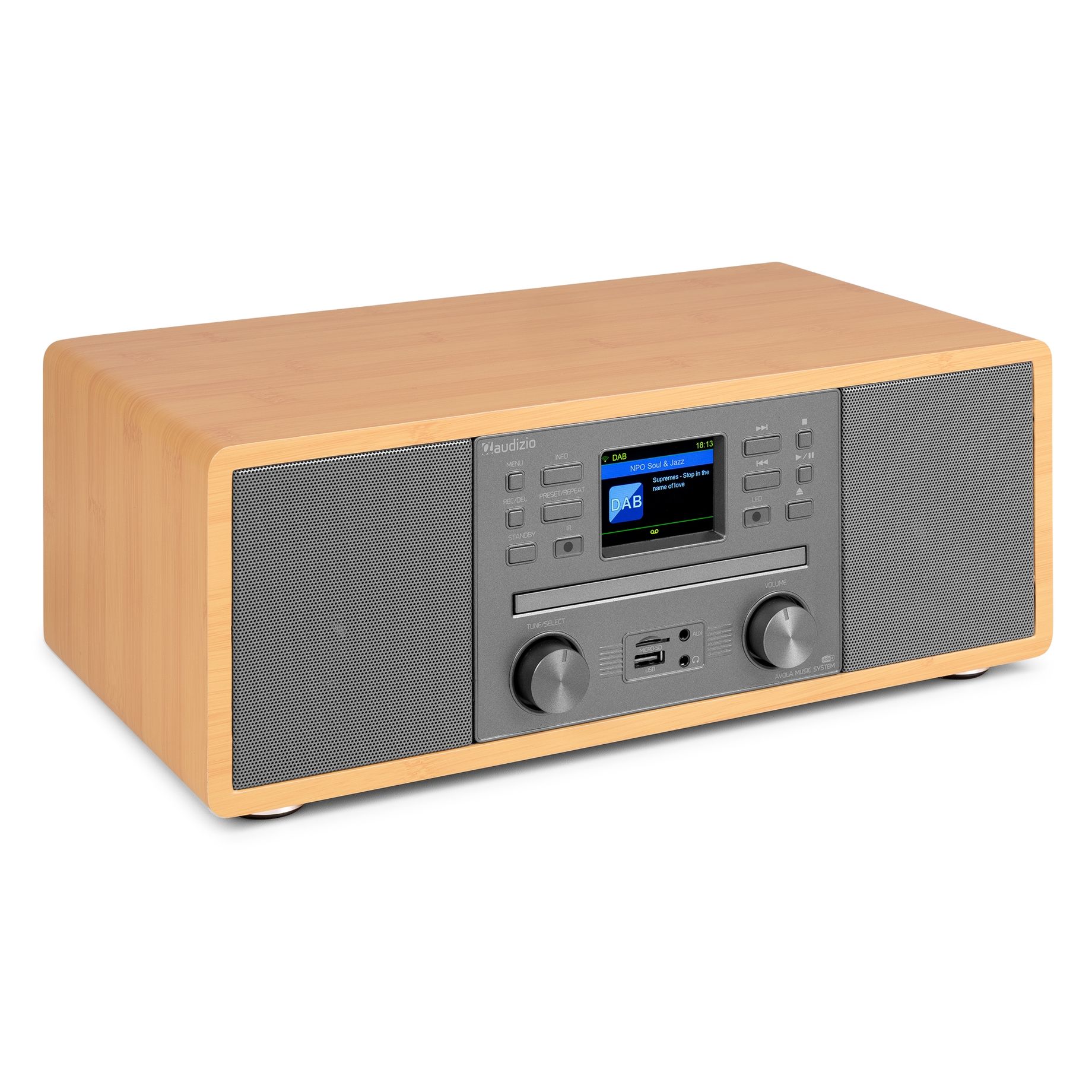 Avola Digital Music System CD/BT/DAB+/Internet Bamboo