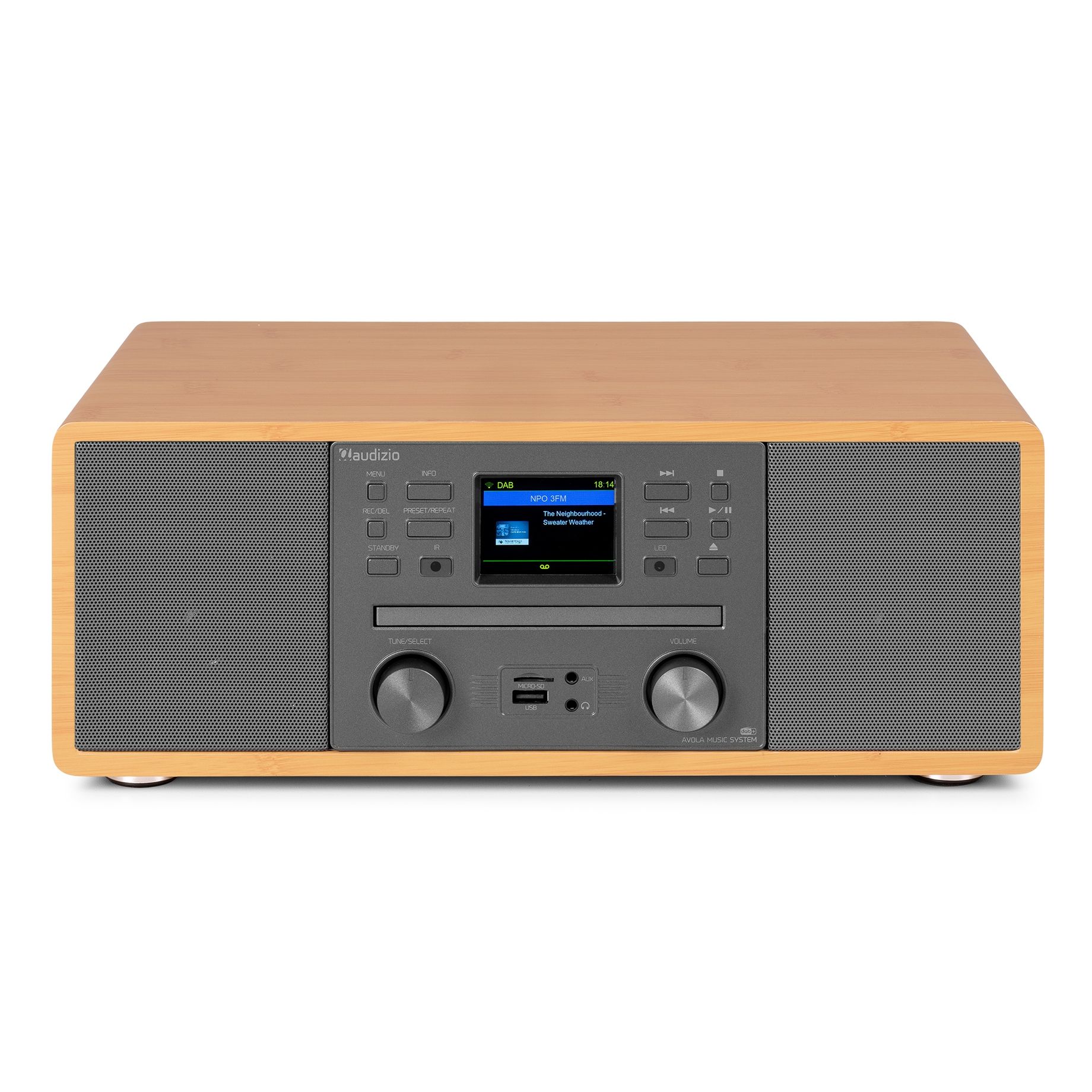 Avola Digital Music System CD/BT/DAB+/Internet Bamboo