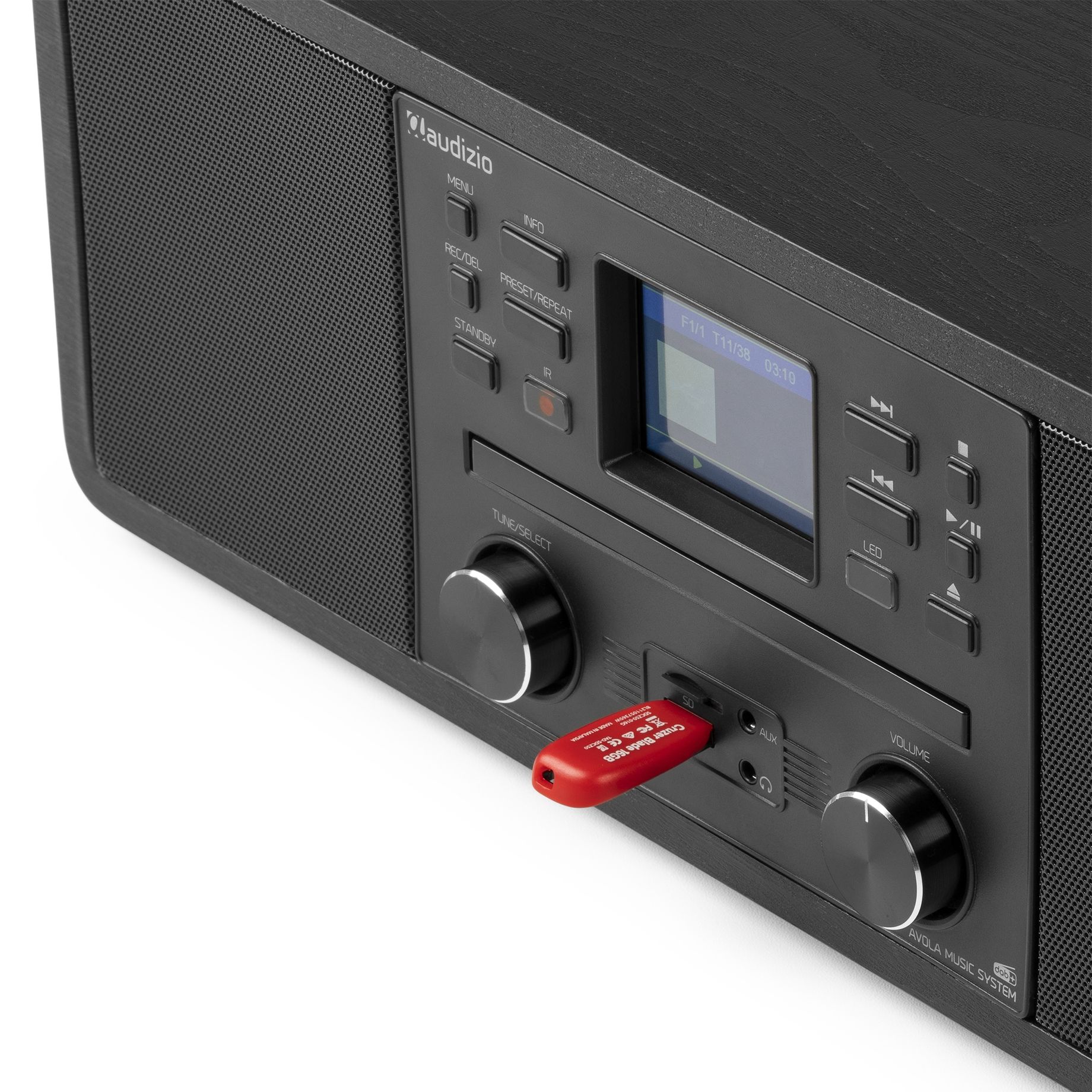 Avola Digital Music System CD/BT/DAB+/Internet Black