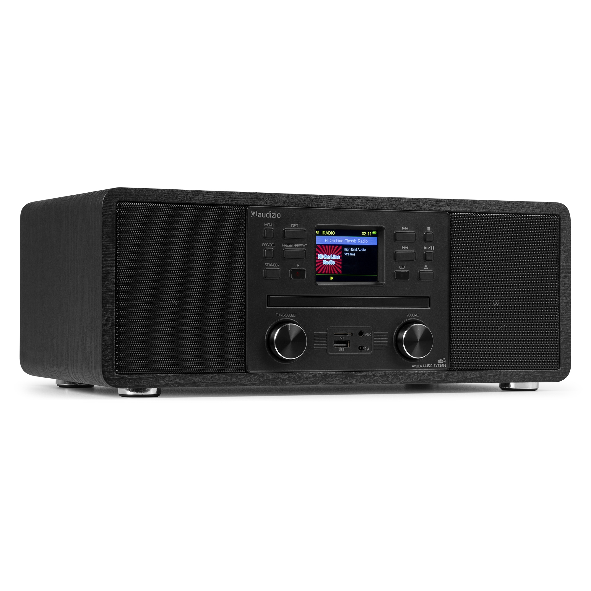 Avola Digital Music System CD/BT/DAB+/Internet Black