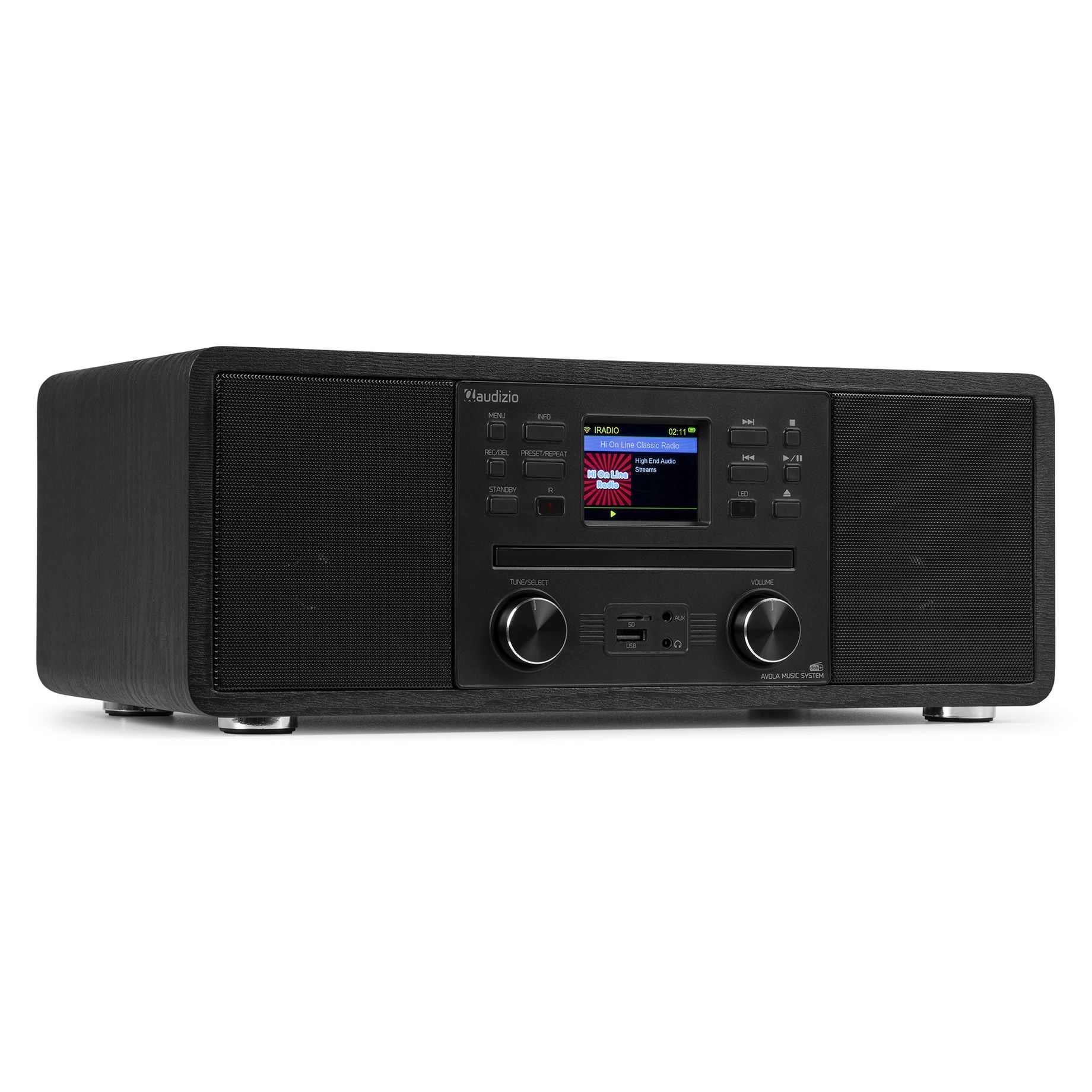 Avola Digital Music System CD/BT/DAB+/Internet Black