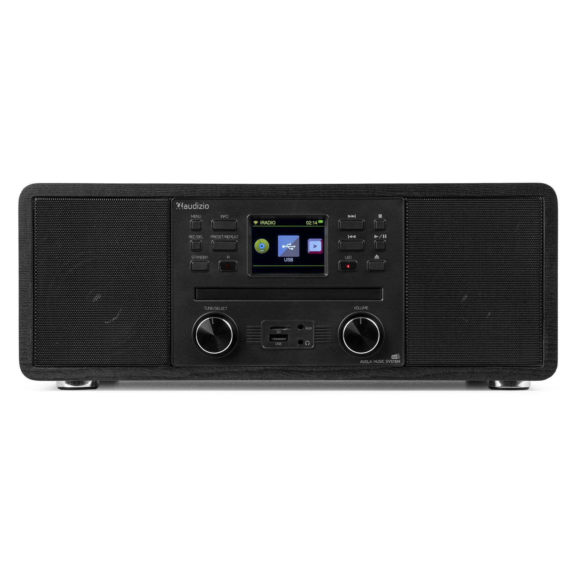 Avola Digital Music System CD/BT/DAB+/Internet Black