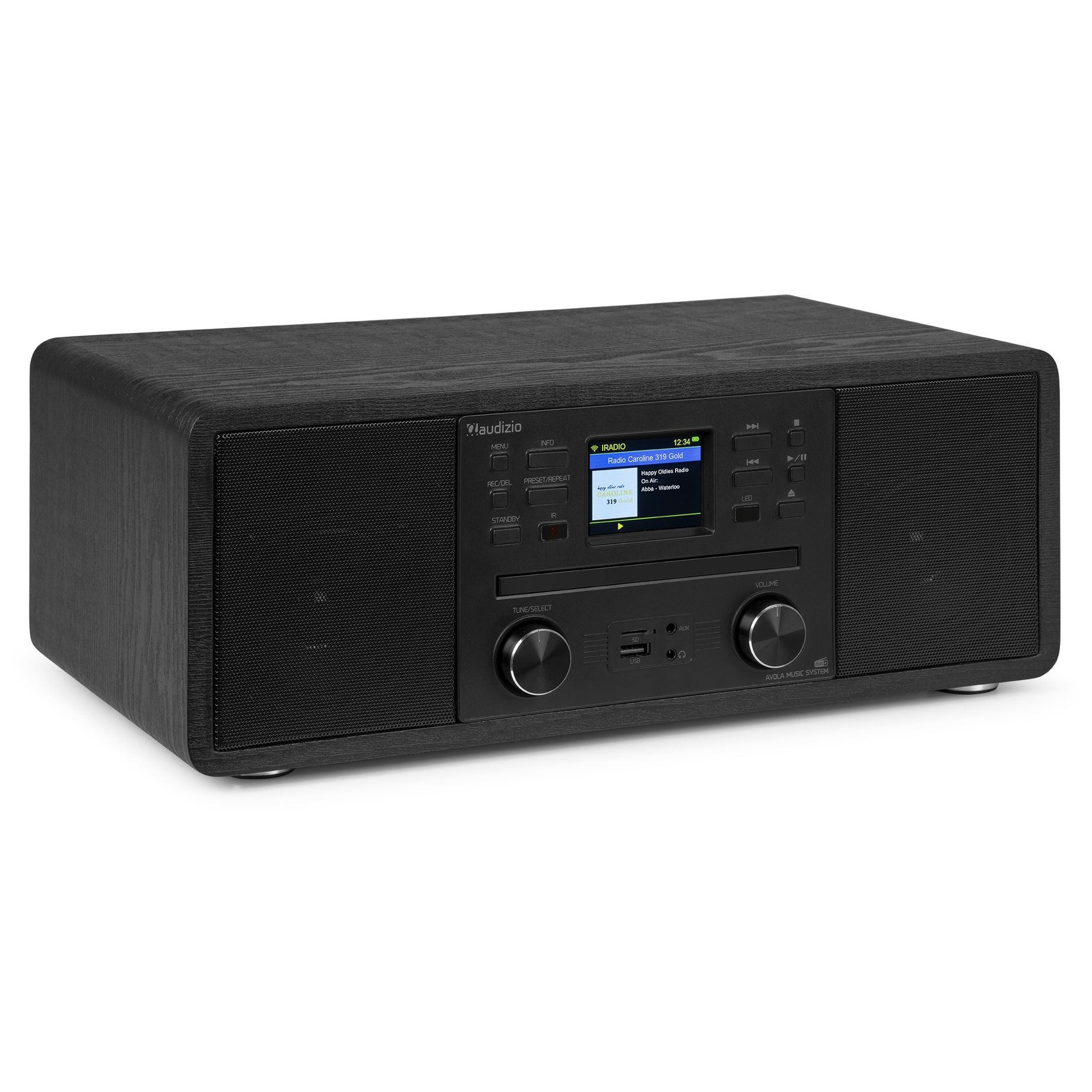Avola Digital Music System CD/BT/DAB+/Internet Black